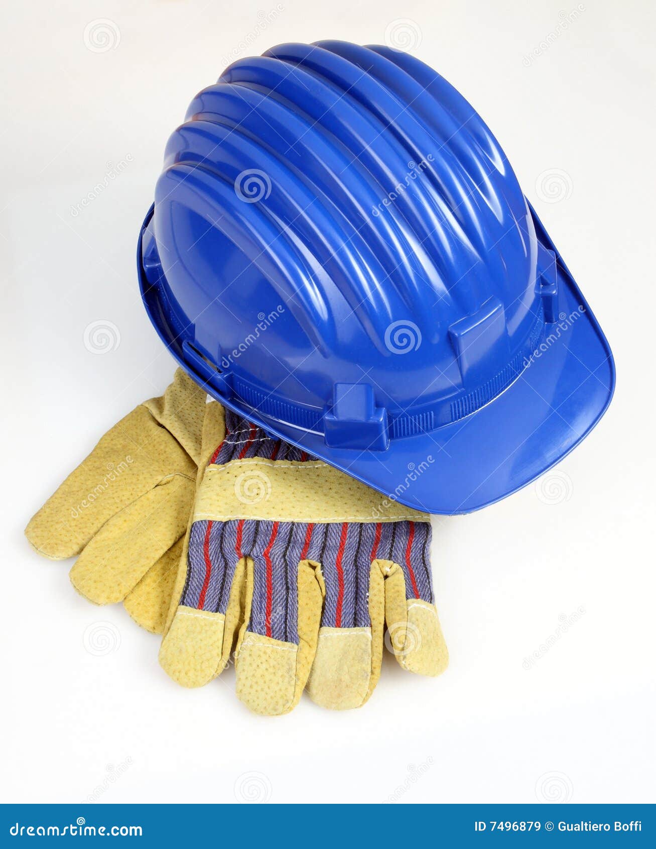 Helmet and Gloves Background Stock Image Image of manufacturing