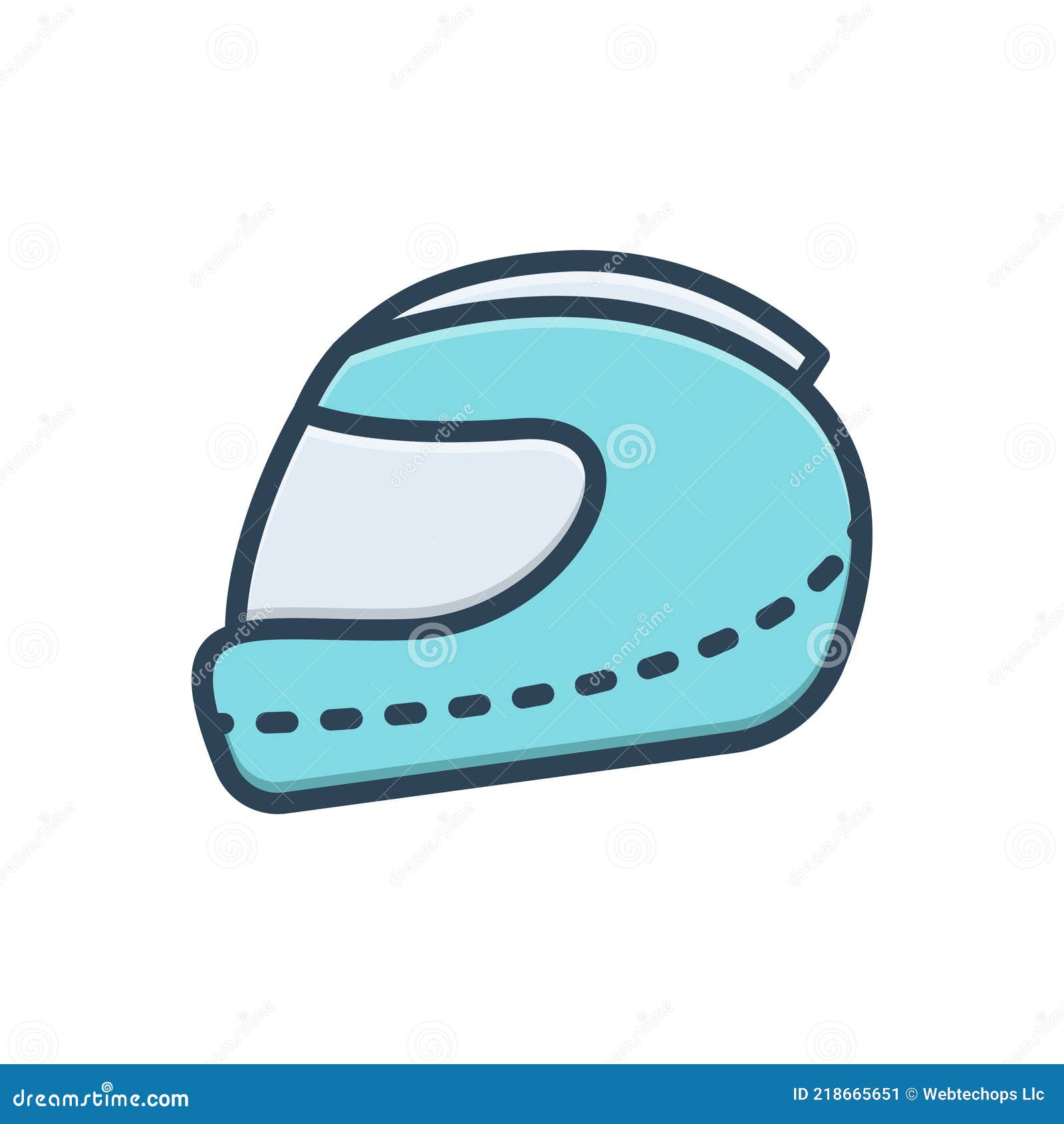Color Illustration Icon for Helmet, Guard and Safety Stock Illustration Illustration of helmet