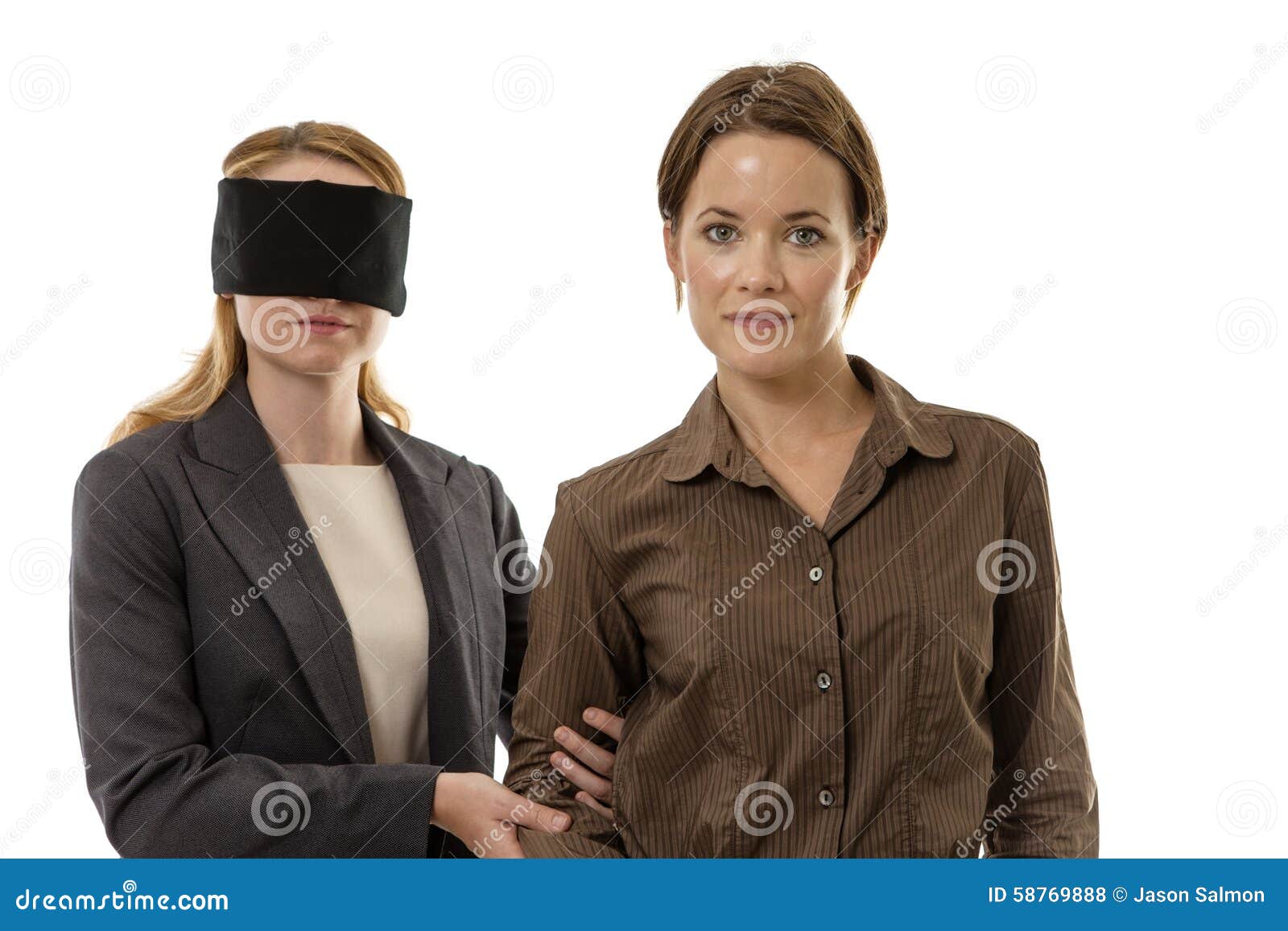196 Blindfolded Women Stock Photos - Free & Royalty-Free Stock Photos from  Dreamstime