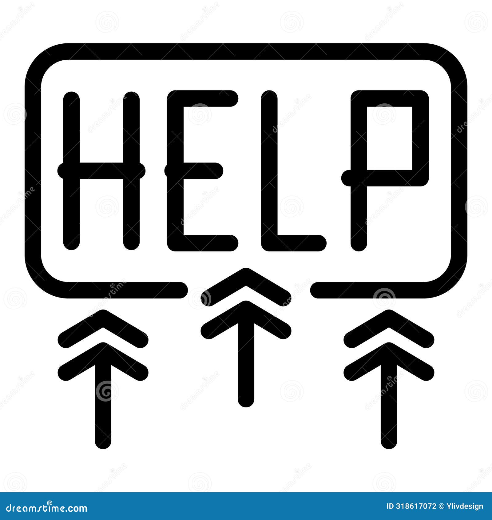help center icon outline . faq information hub