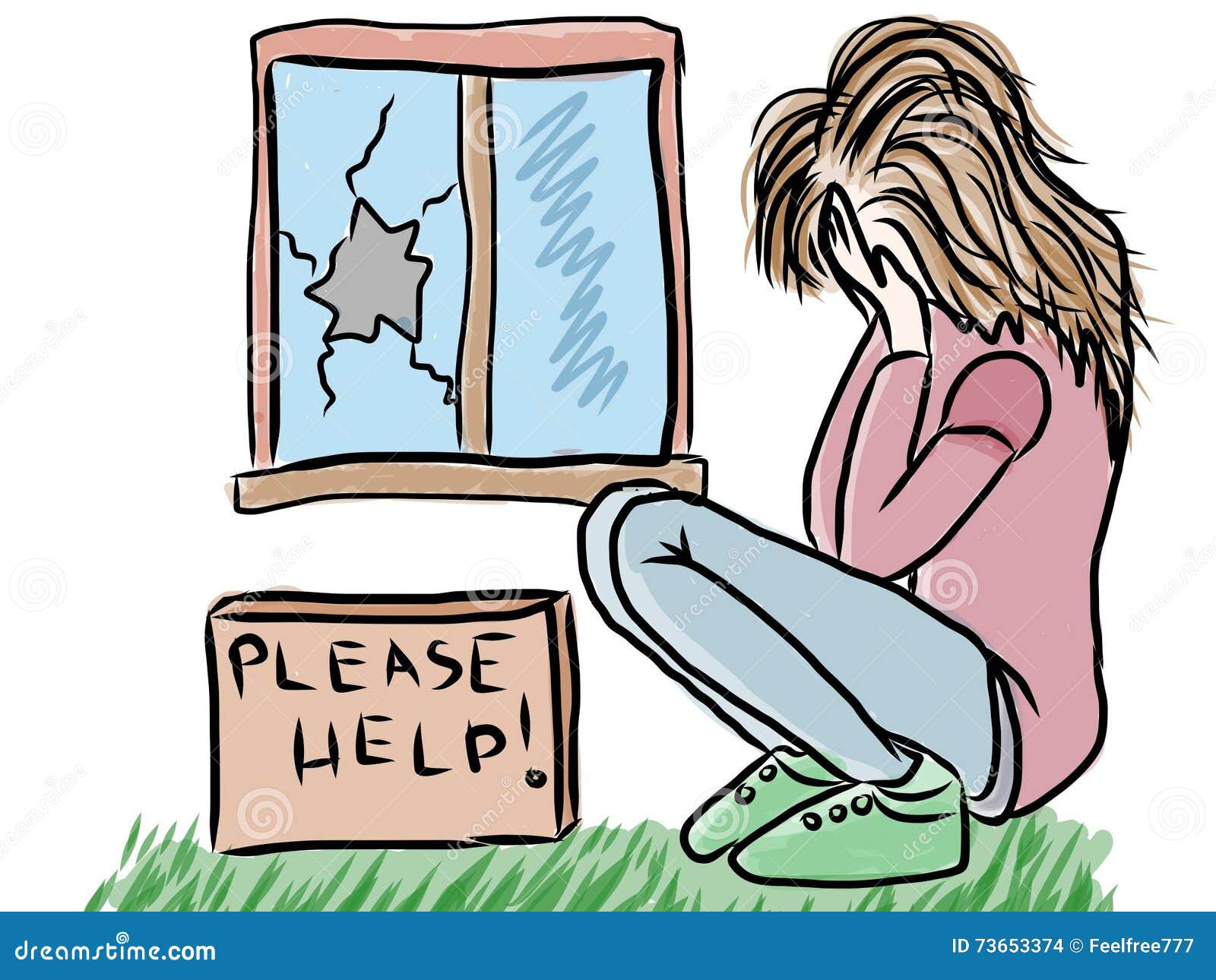 Help the poor people stock illustration. Illustration of quality - 73653374