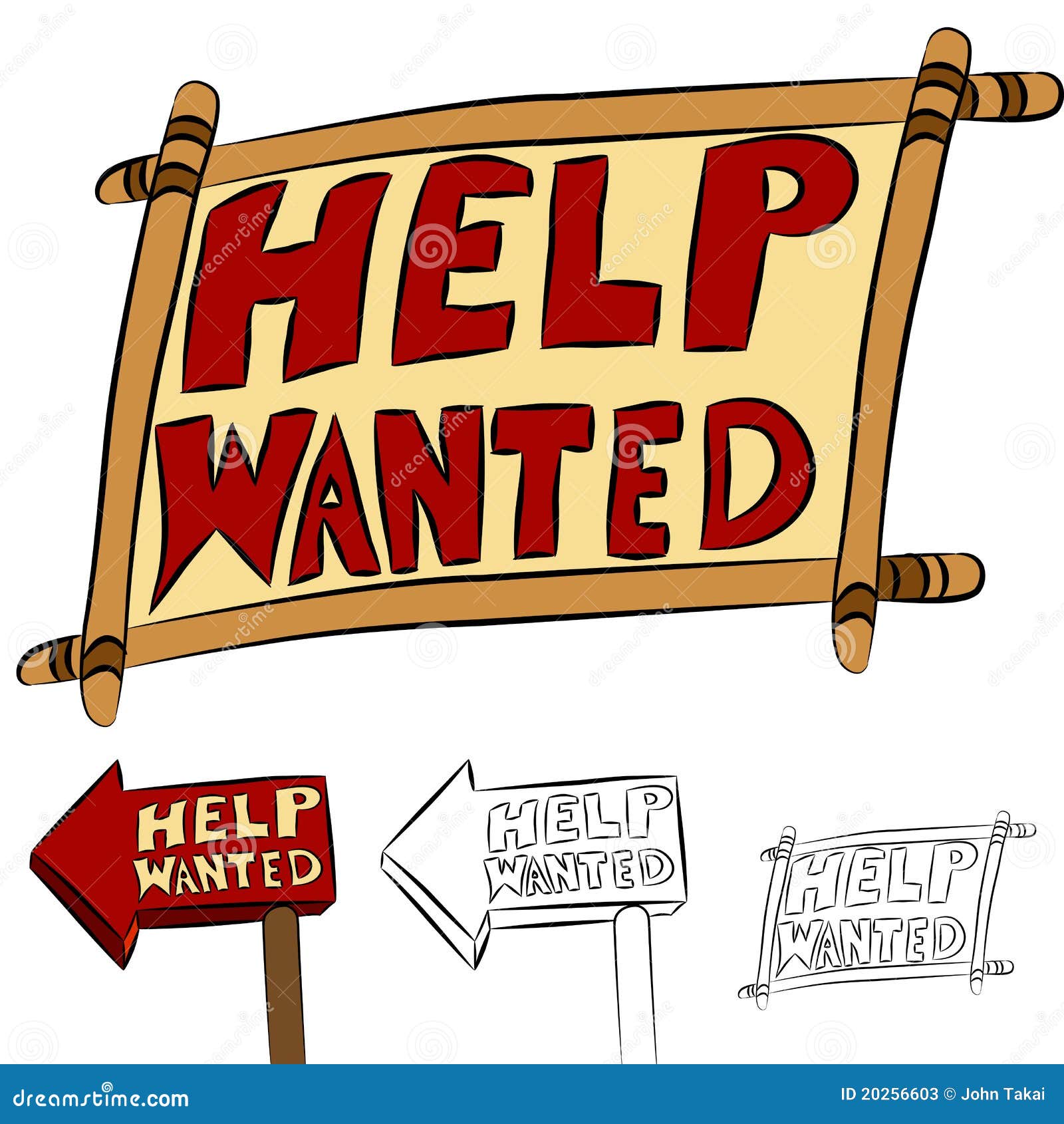 help-wanted-sign-set-stock-vector-illustration-of-frame-20256603