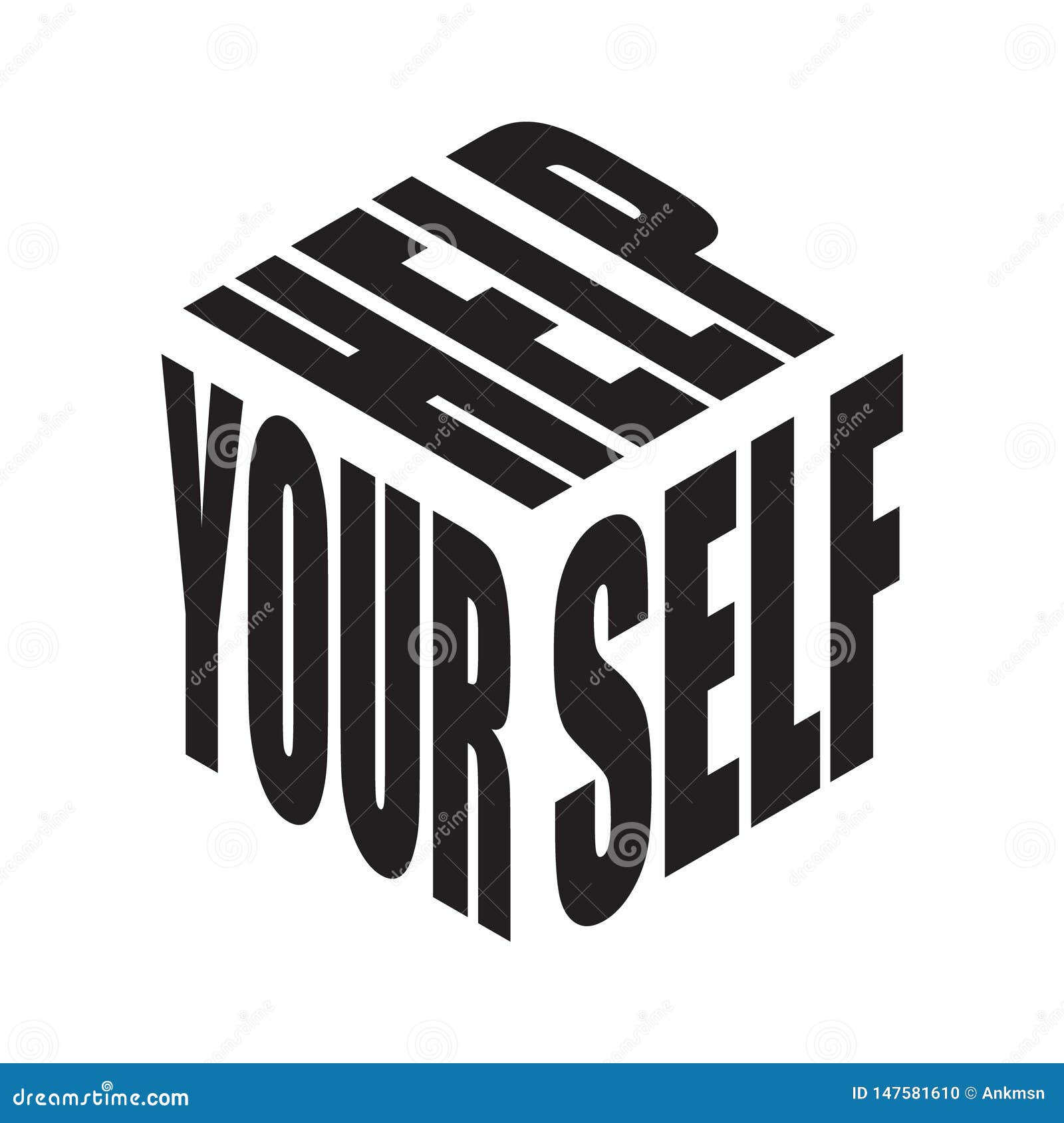 Help Yourself Simple  Text Slogan  T Shirt Graphic Phrases 