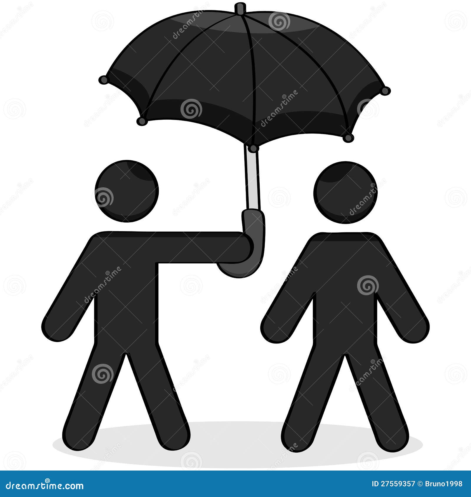 Helping Umbrella Royalty Free Stock Photography Image 27559357