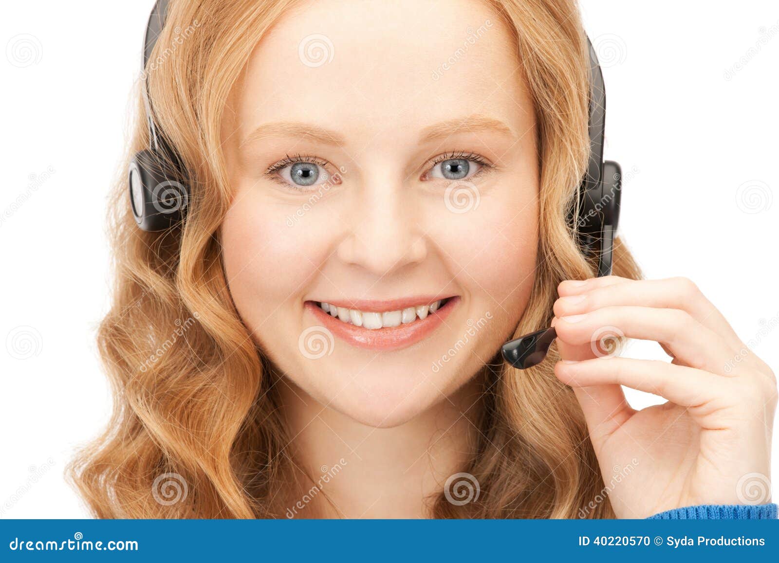 Helpline stock photo. Image of happy, chatting, agent 40220570