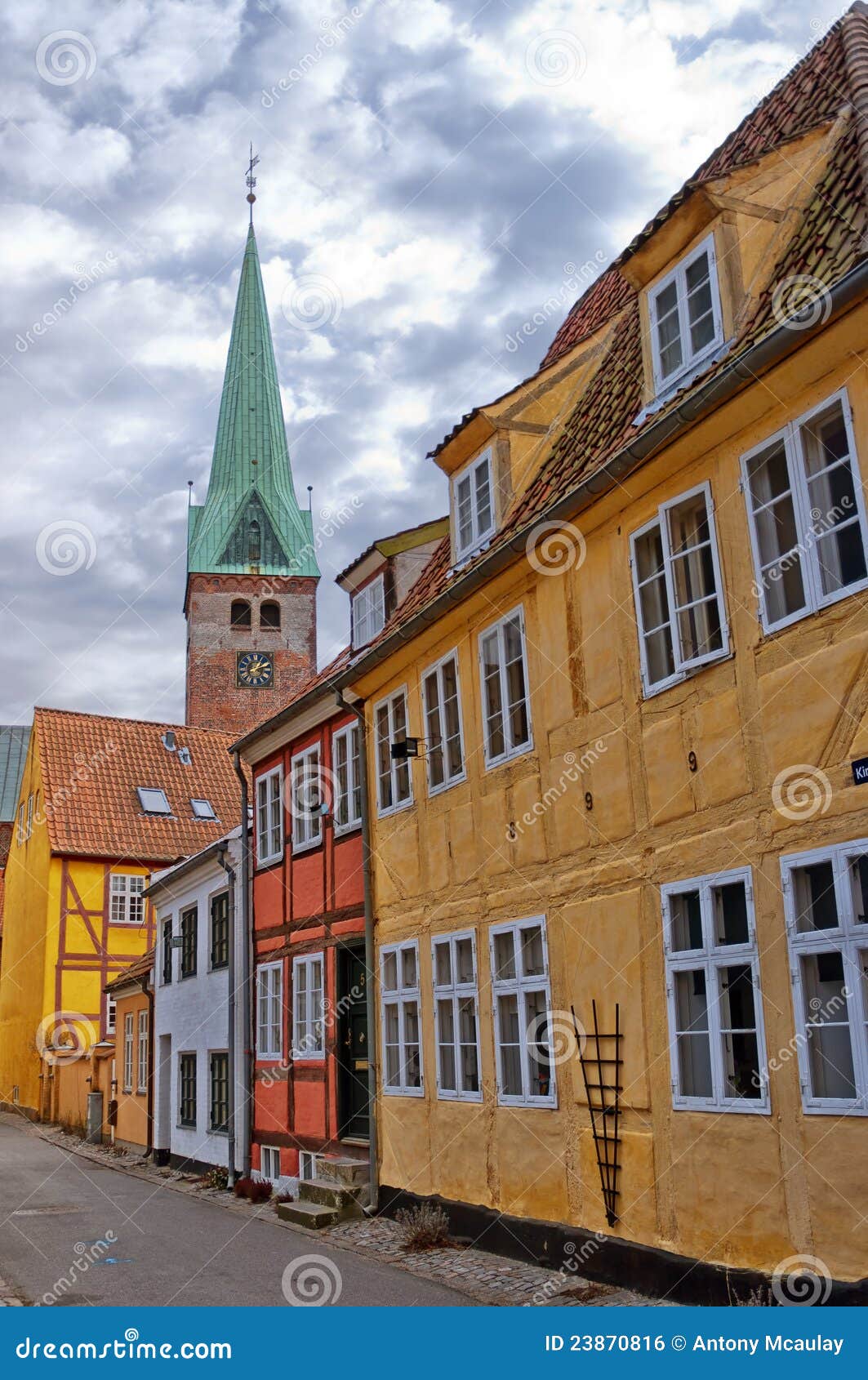 Helsingor town centre 08 stock photo. Image of estate 23870816