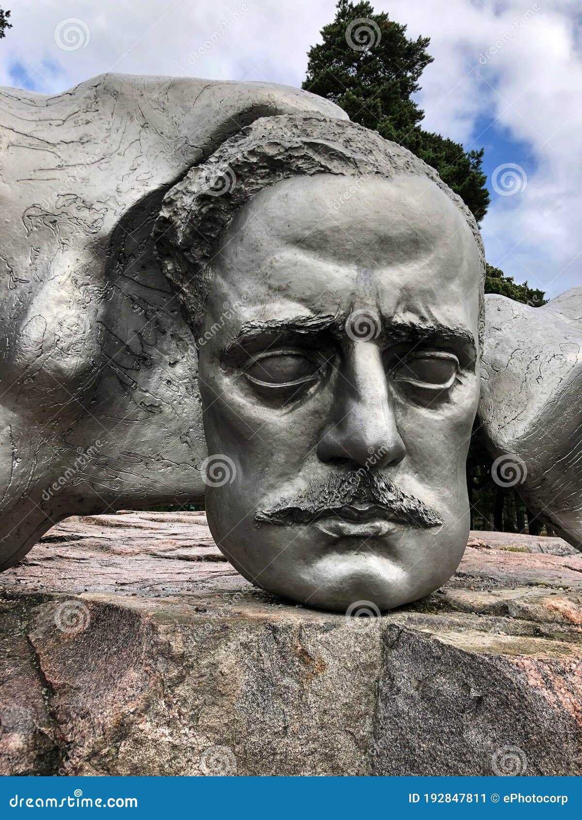 Helsinki, Finland : Finnish Composer Jean Sibelius Scuplture Editorial 
