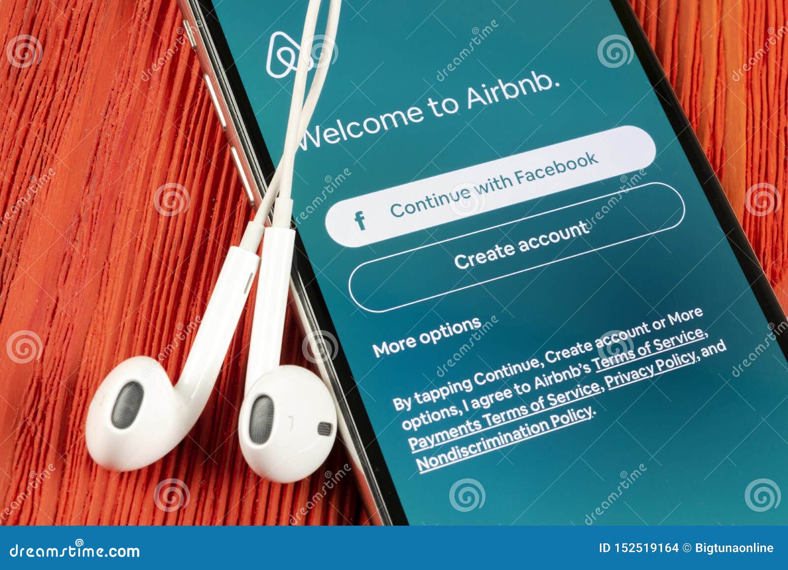 Airbnb Application Icon On Apple IPhone X Screen Close up Airbnb Application Icon On Apple IPhone X Screen Close up
