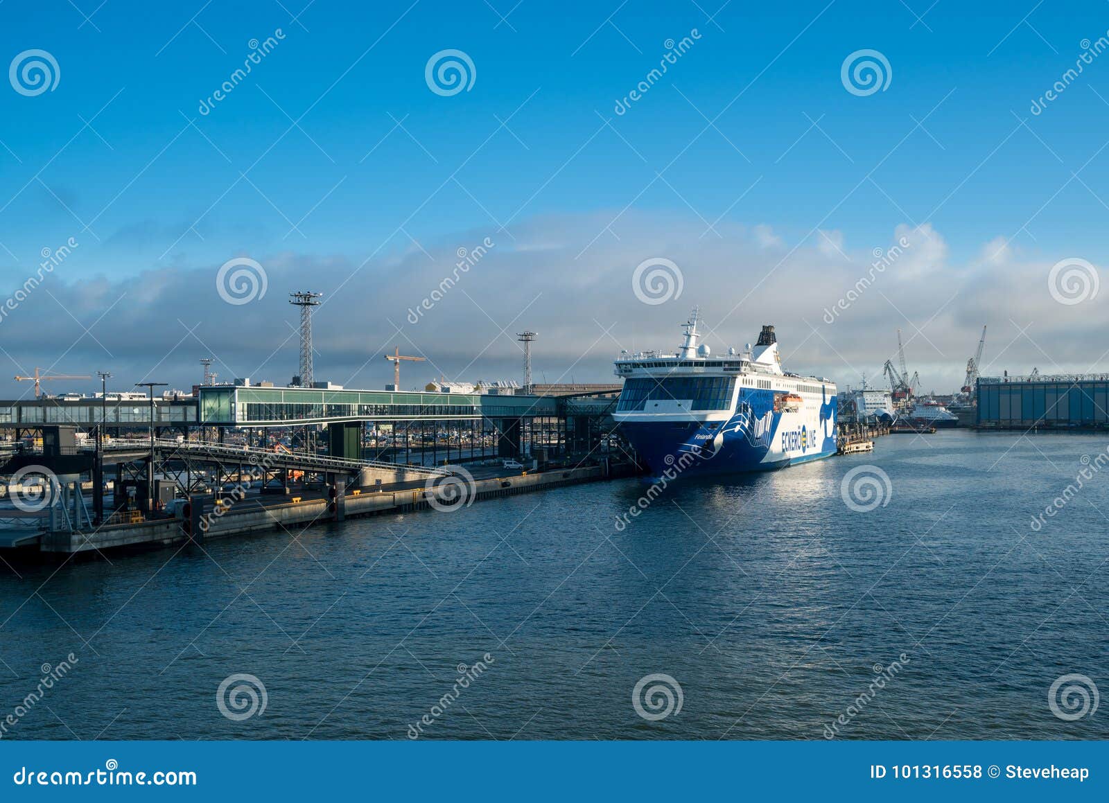Eckero Line Ferry Ship Finlandia In Helsinki Editorial Stock Photo Image Of Boat Scandinavian 101316558