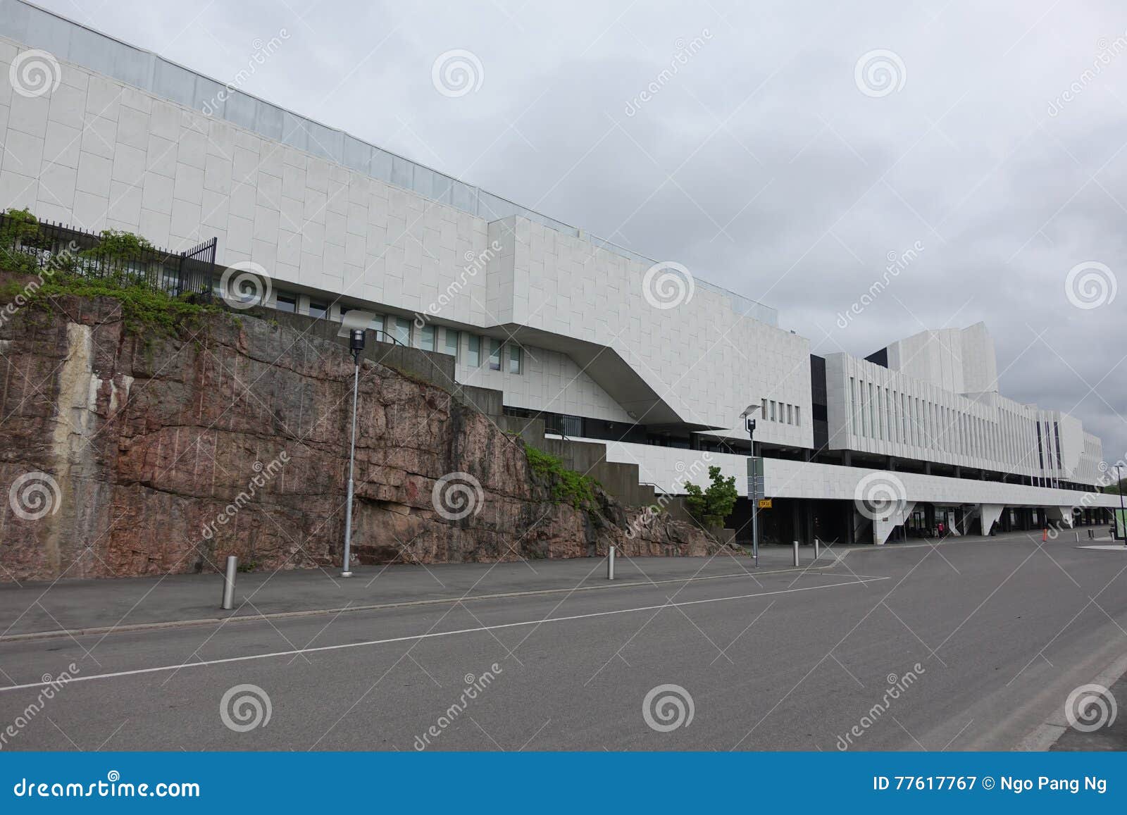 helsinki - 28 may: finlandia hall in helsinki, finland on 28 may 2016