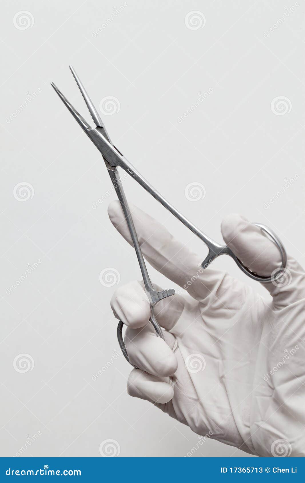 Hemostat stock image. Image of disinfection, clamp, rubber 17365713