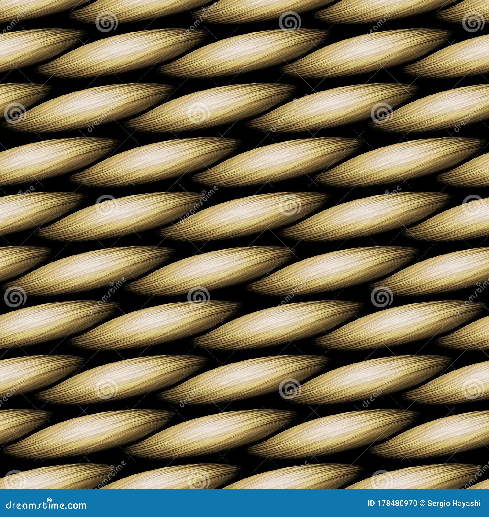 Hemp rope seamless pattern stock illustration. Illustration of braid