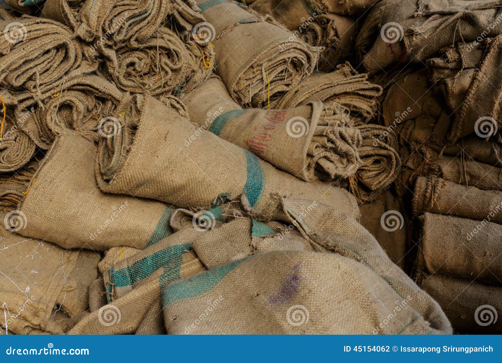 Hemp sack stock photo. Image of natural, gunny, embroidery - 45154062