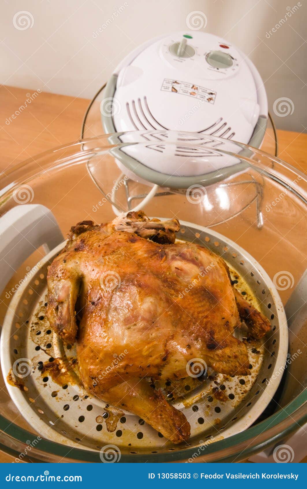 Hen a grill. stock image. Image of cuisine, flow, contact 13058503