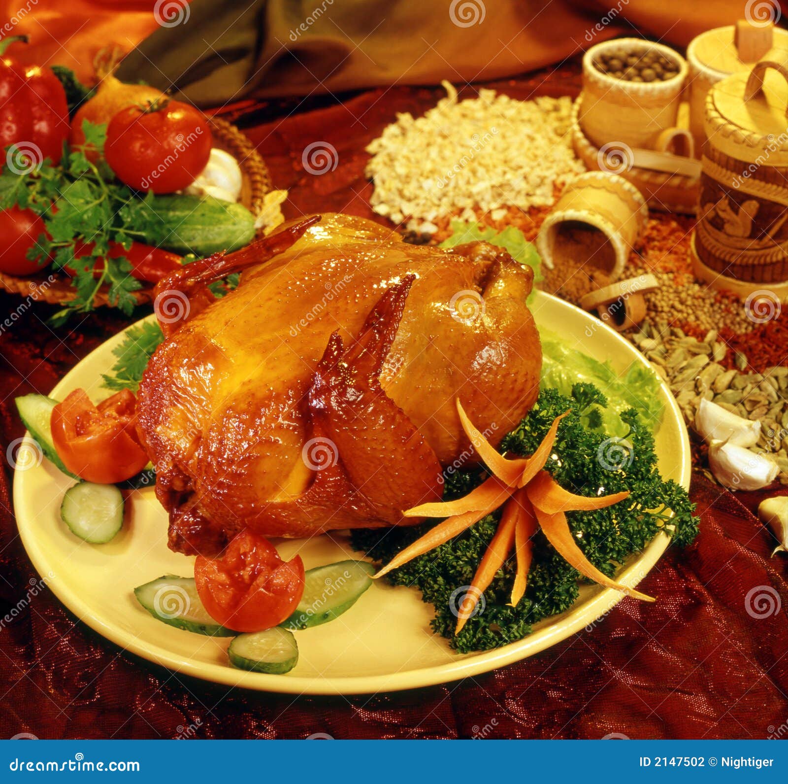 The hengrill(food style) stock photo. Image of meat, laying 2147502