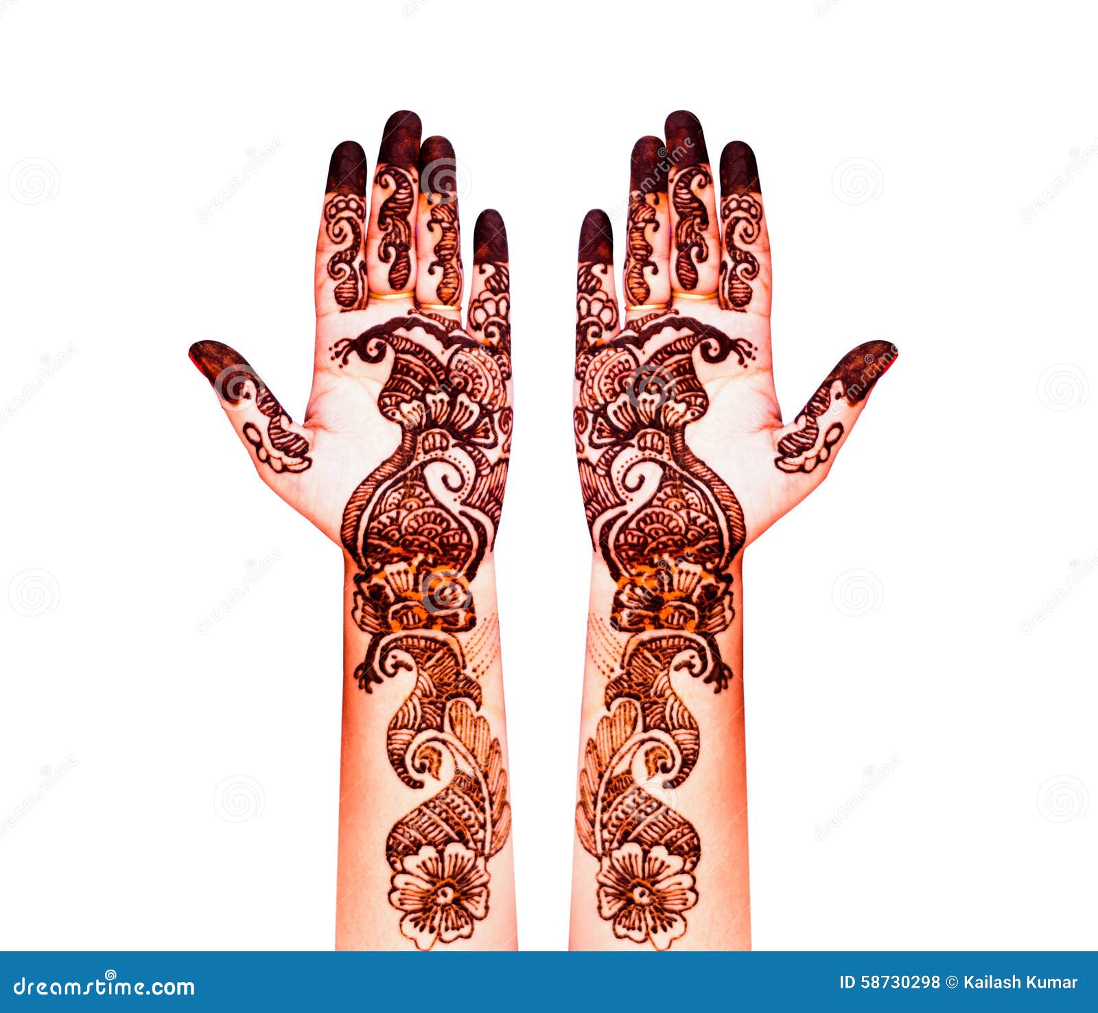 Henna Tattoo foto de archivo. Imagen de mano, musulmanes 58730298