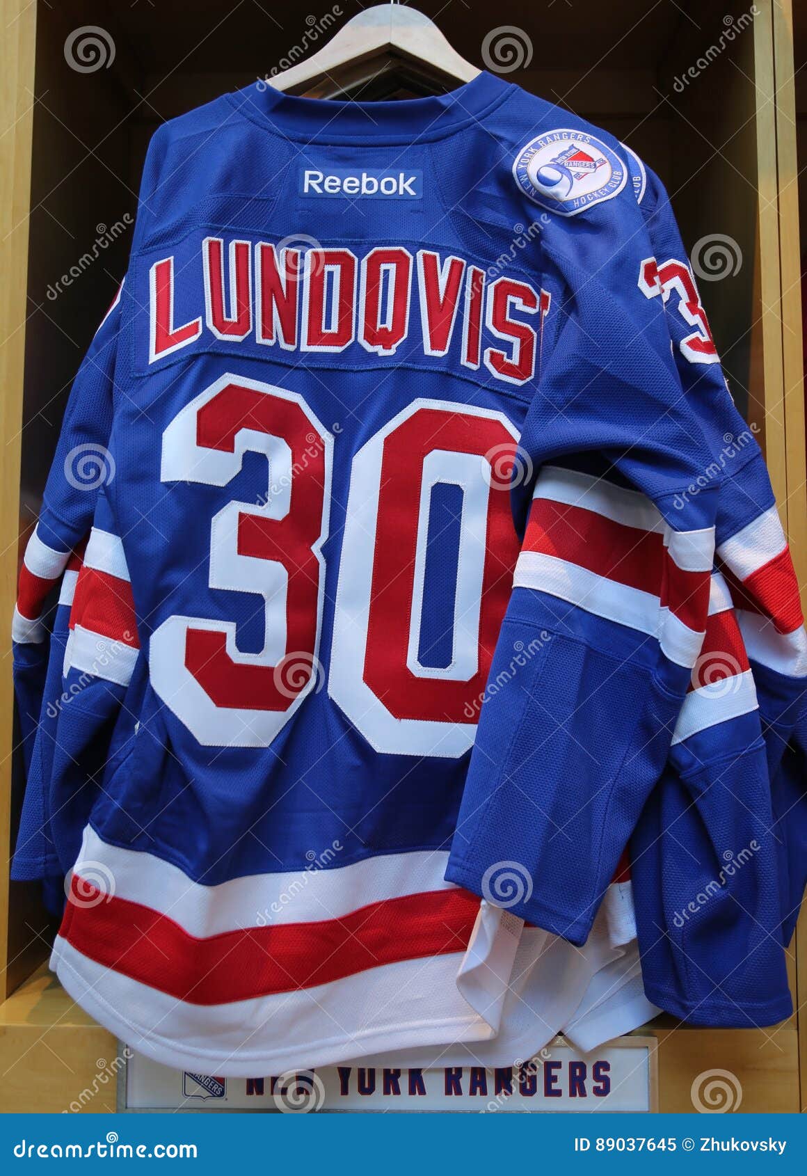 Henrik Lundqvist New York Rangers Reebok Jersey on Display at NHL Store  Editorial Stock Photo - Image of fashion, reebok: 89037618