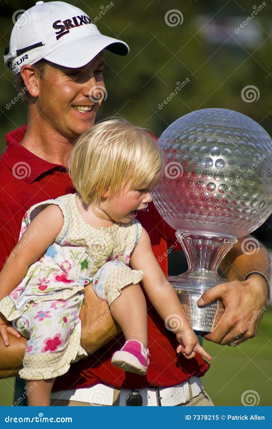Henrik Stenson & Daughter 01 Editorial Image Image of child, daughter 7378215