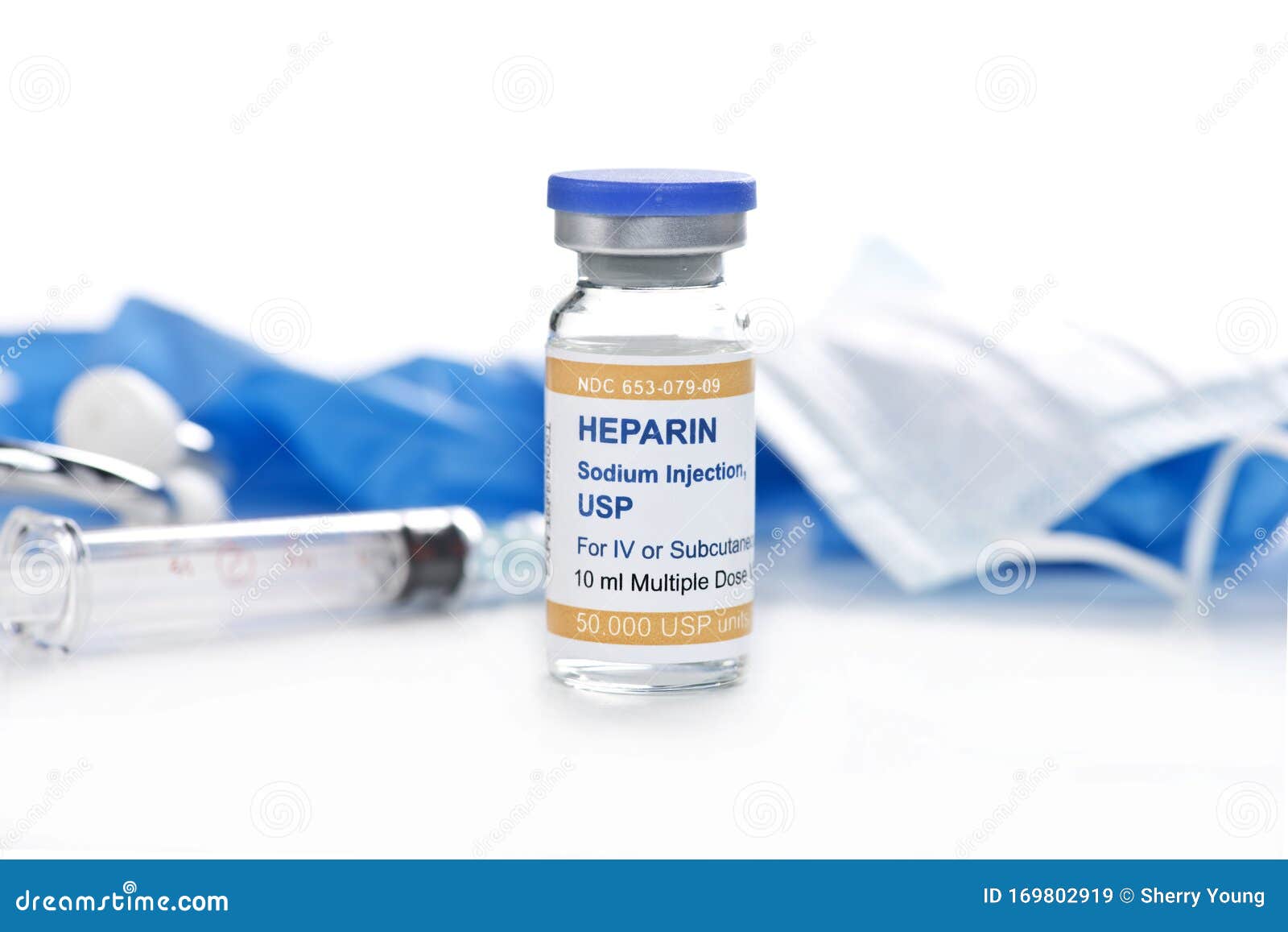 heparin sodium injection vial