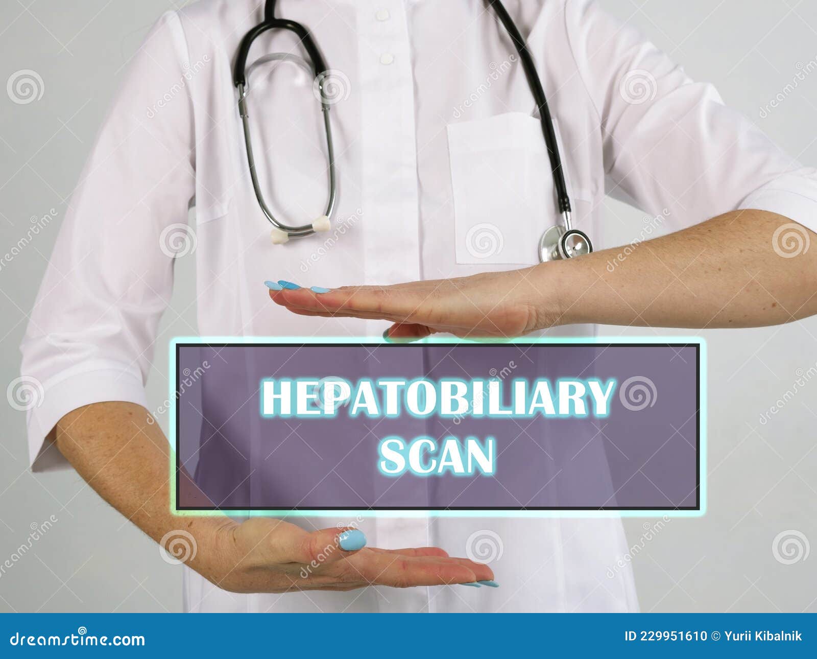 HEPATOBILIARY SCAN Phrase on the Screen Stock Photo - Image of doctor,  medicine: 229951610