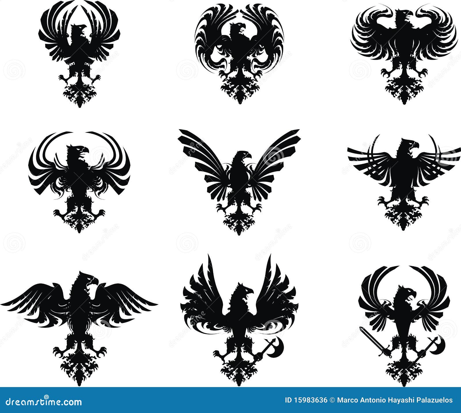 eagle heraldry clipart - photo #33