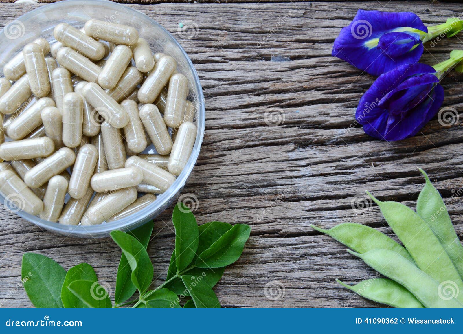 Herb capsule stock photo. Image of pharmaceutical, herb 41090362