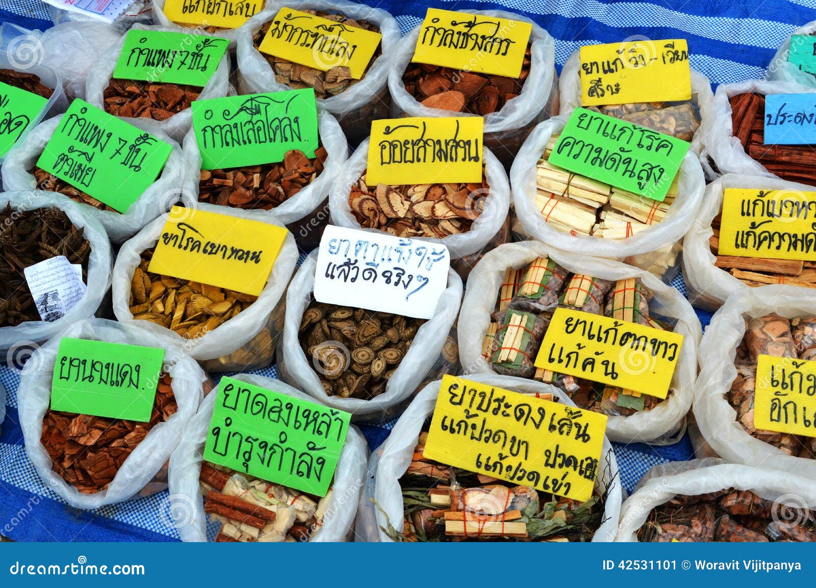 Herbal medicine thai stock image. Image of medicine, close 42531101