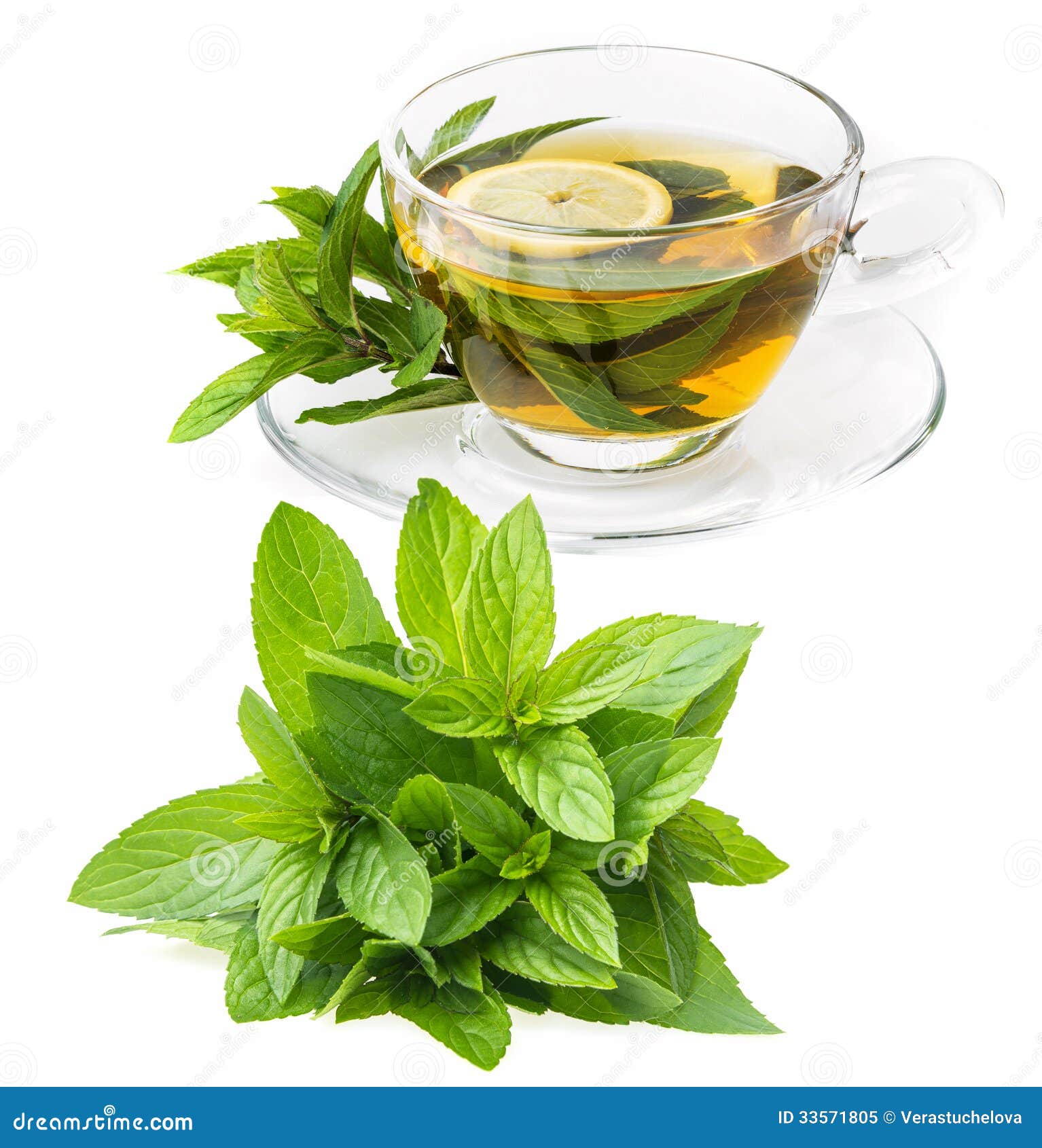 Herbal mint tea stock image. Image of ingredient, fresh 33571805