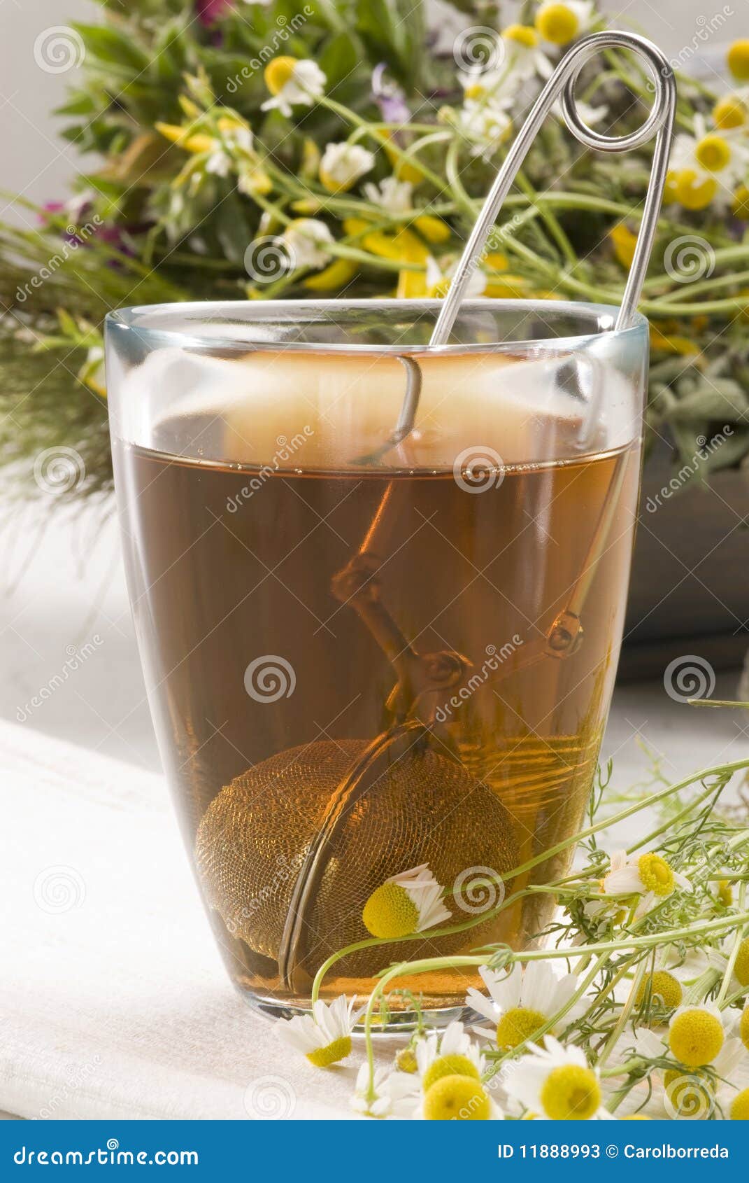 Herbal tea. Chamomile stock image. Image of teacup, health 11888993