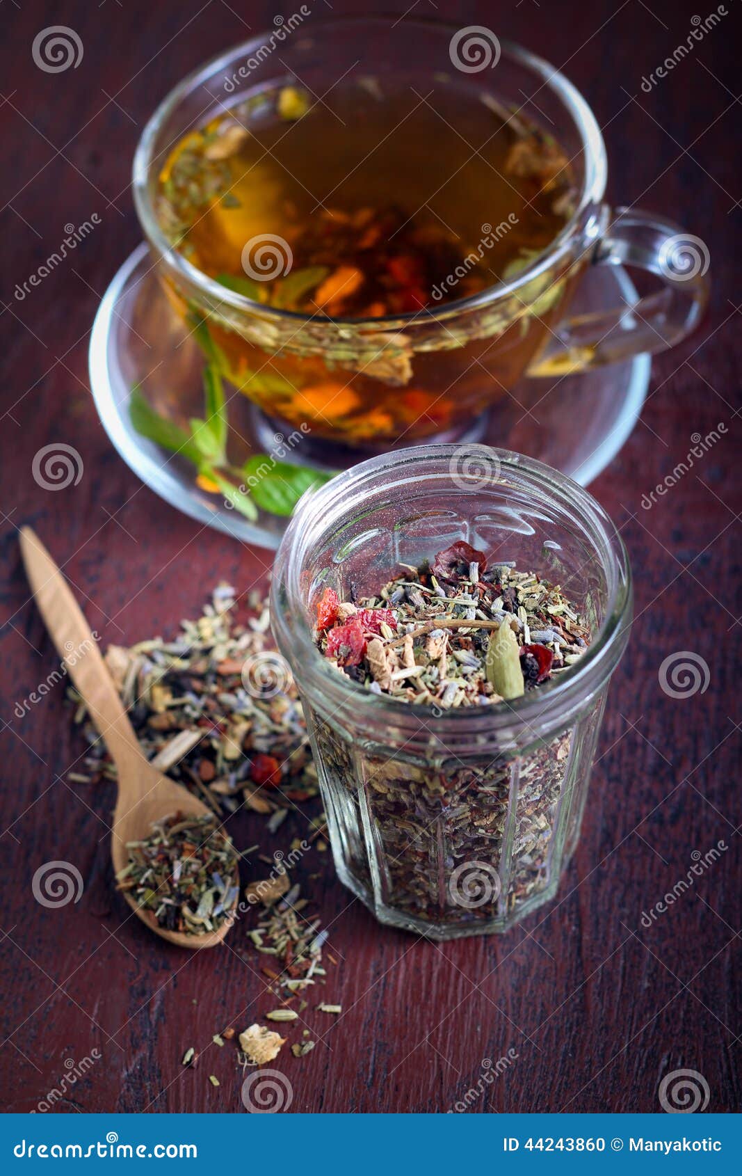 Herbal tea stock photo. Image of herbs, lemon, fennel 44243860
