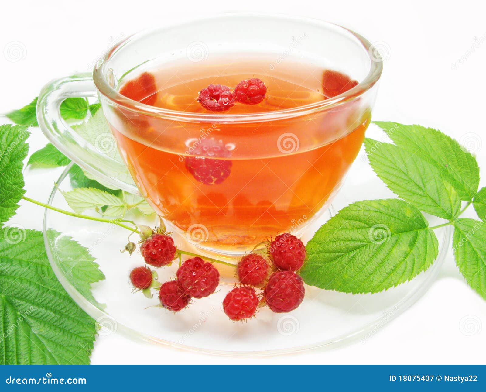 Herbal Tea with Raspberry Extract Stock Image Image of food