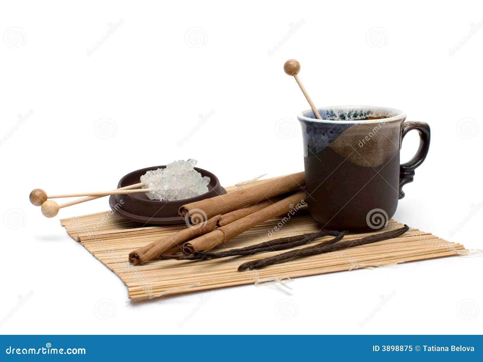 Herbal tea & spices stock image. Image of breakfast 3898875