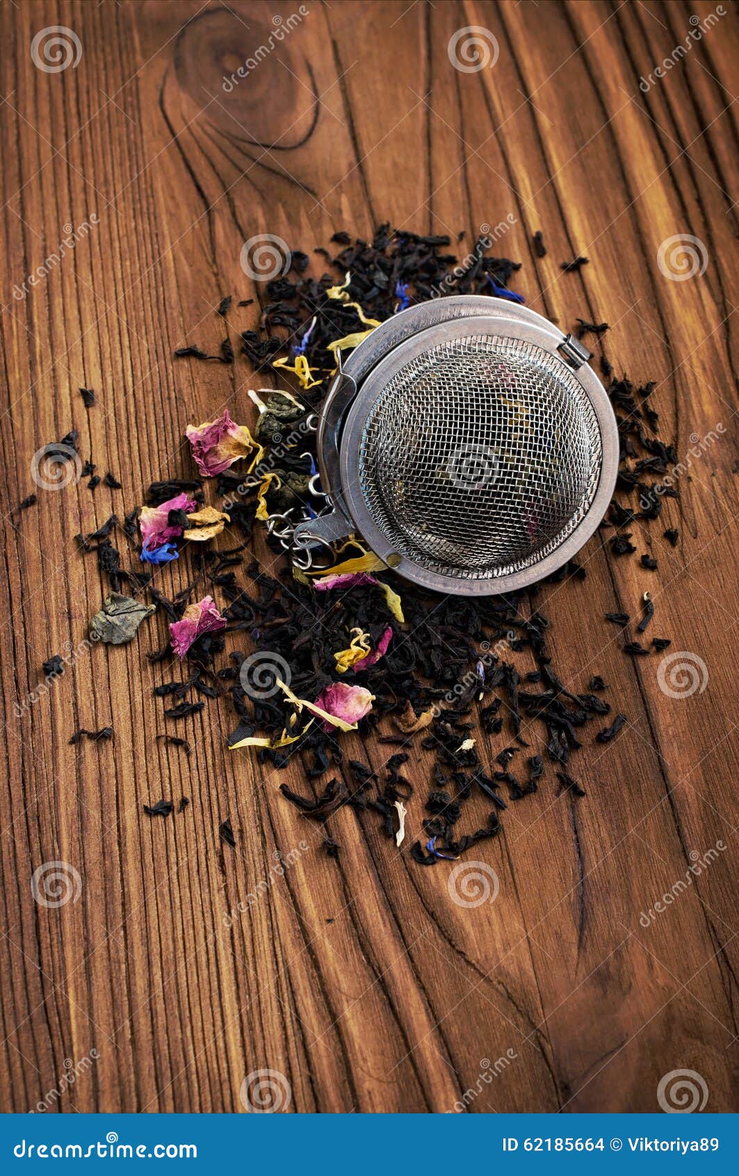 Herbal Tea and Tea Strainer Stock Photo Image of health, traditional