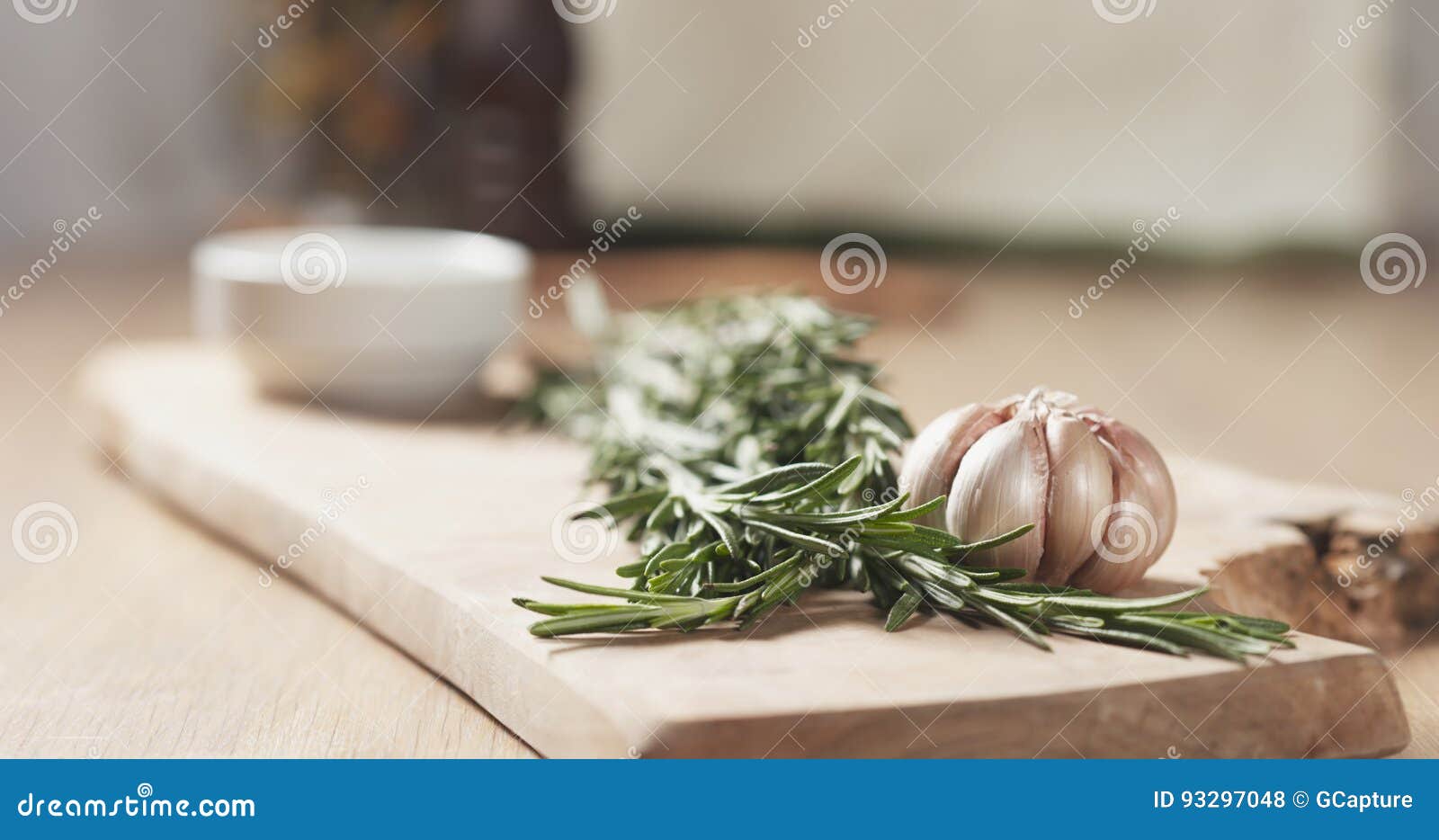 Herbs for Beef Steak on Board Stock Photo Image of delicacy, piece