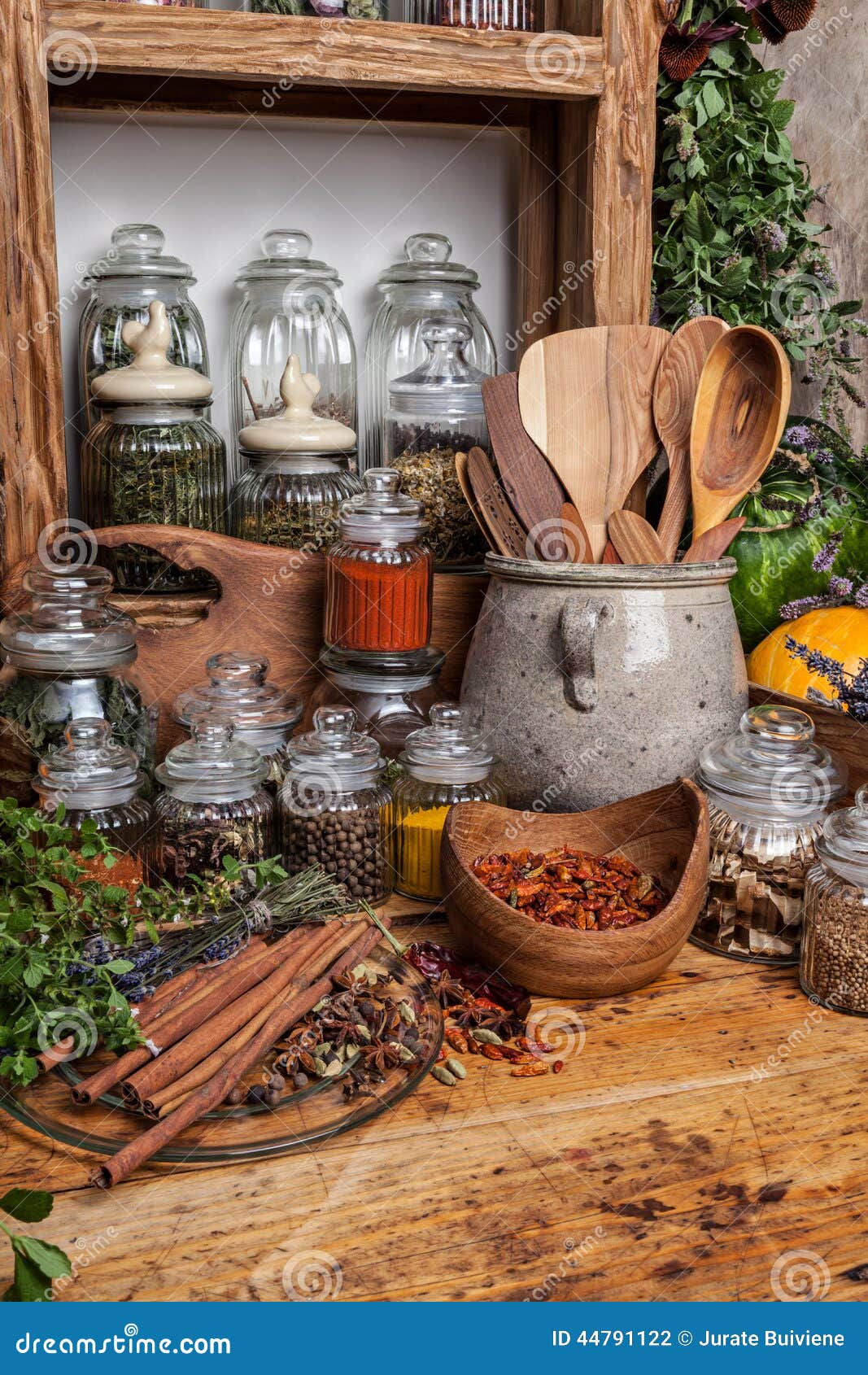 Herbs and spice stock photo. Image of nature, kitchen 44791122