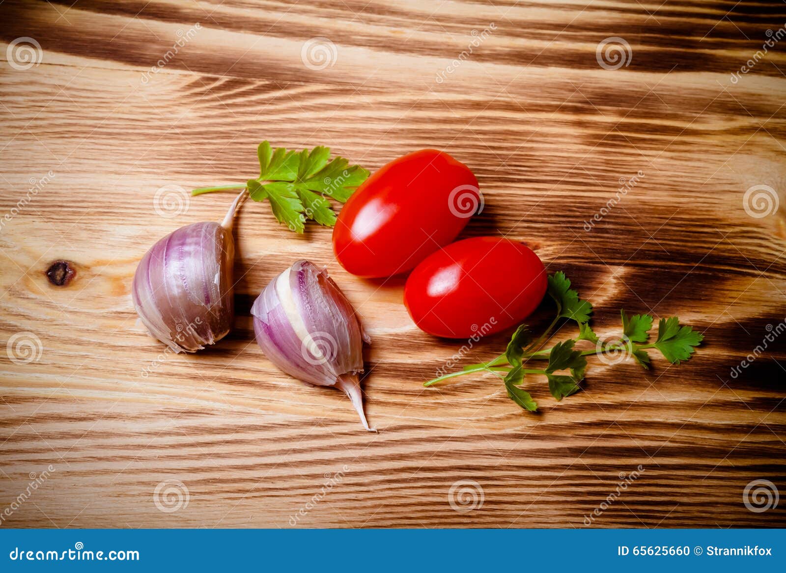 Herbs Vegetables New Burned Wooden Background Toned Stock Photos Free