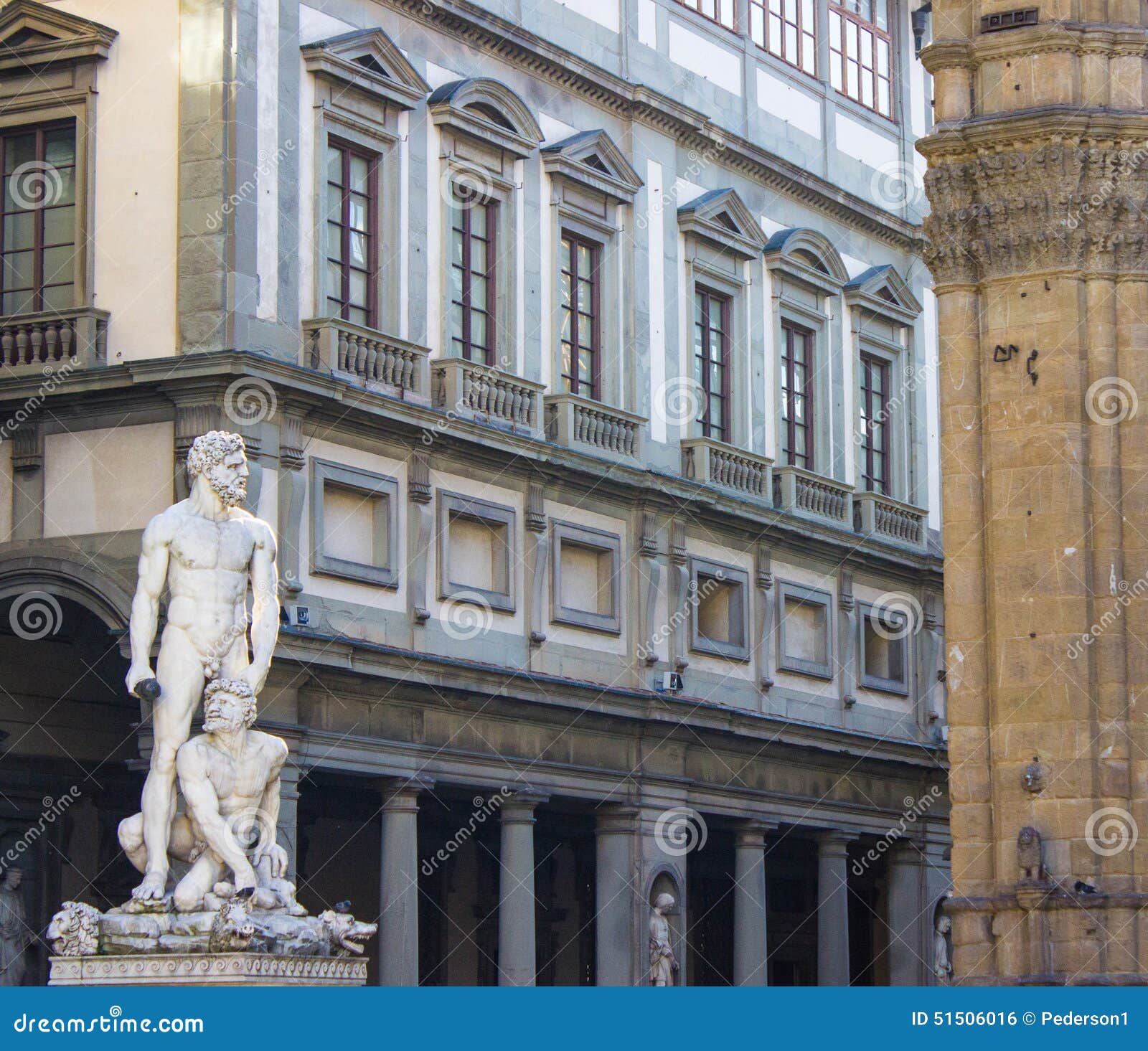 hercules and cacus uffizi gallery
