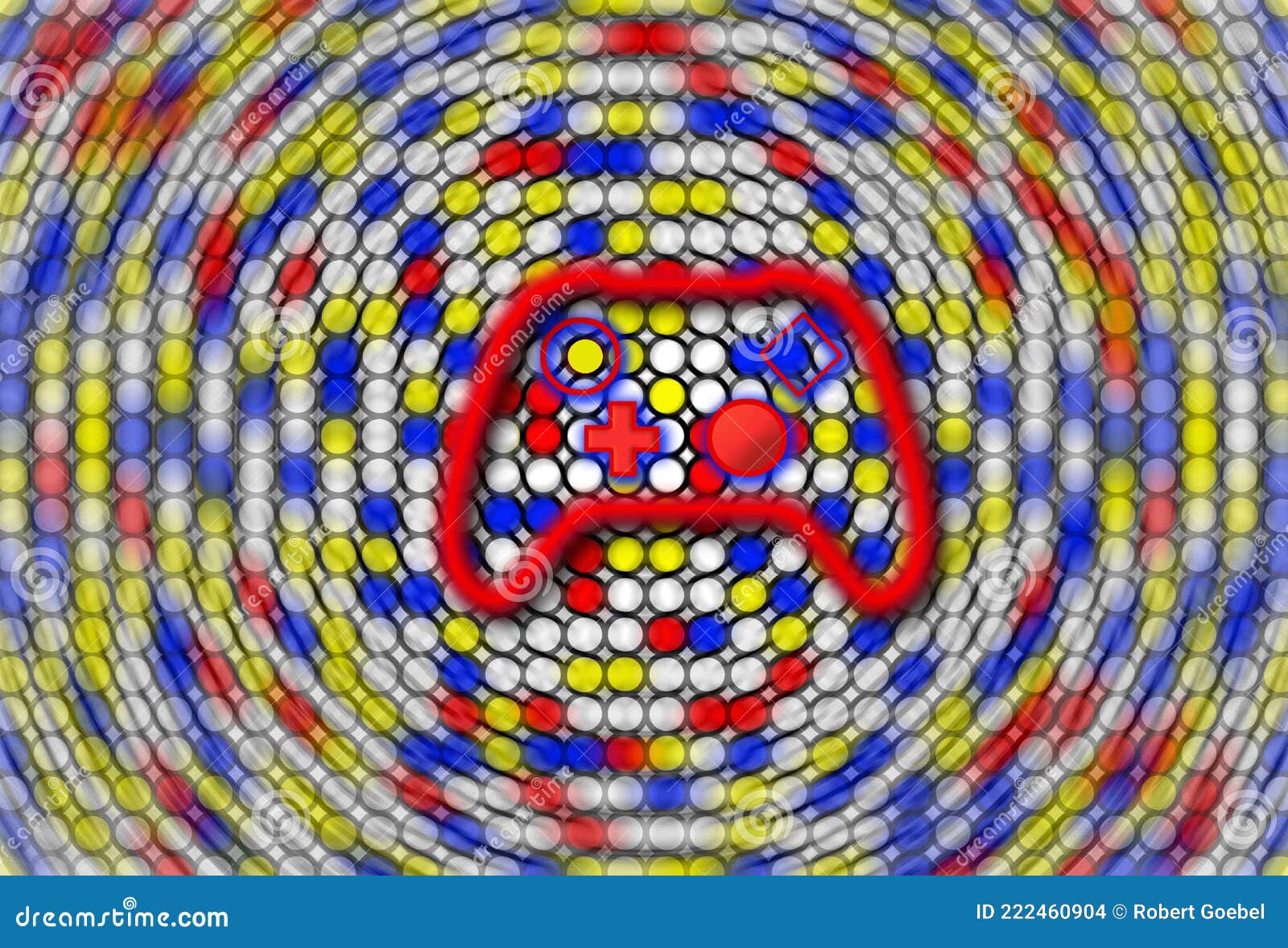 here is a colorful background that has a video game look