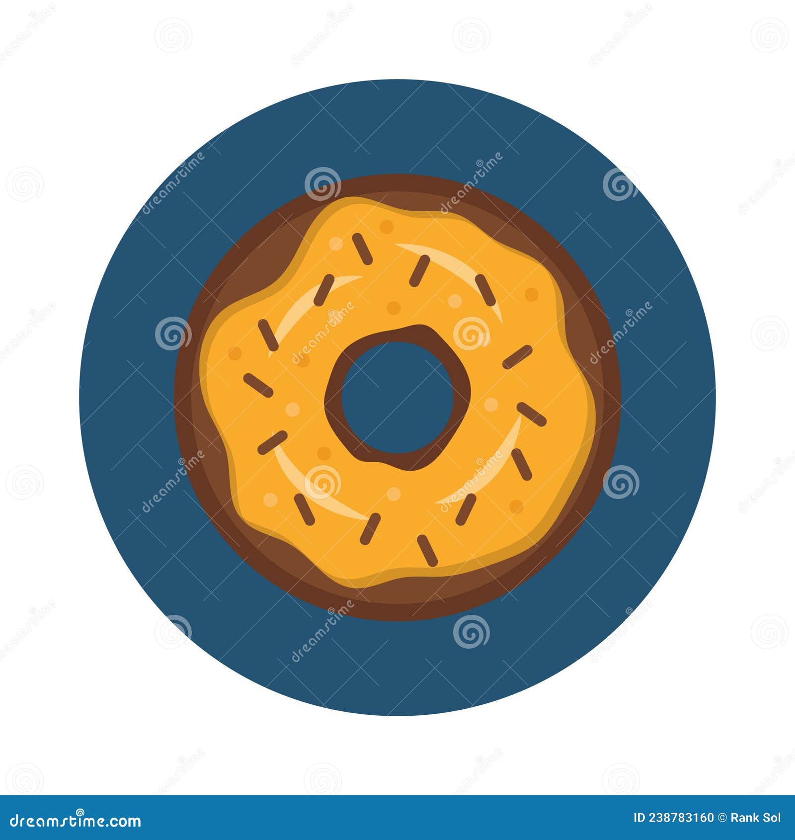 donut  icon which can easily modify or edit