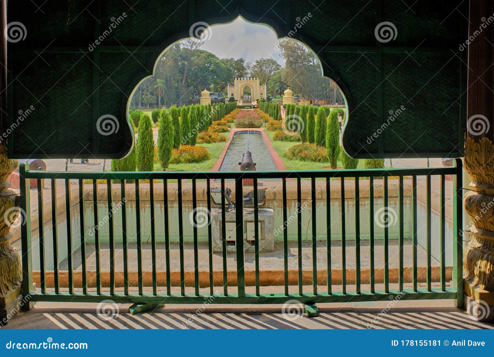 daria daulat bagh :built in 1784; summer palace of tipu sultan-srirangapatna ear mysore - karnat;  near mysore