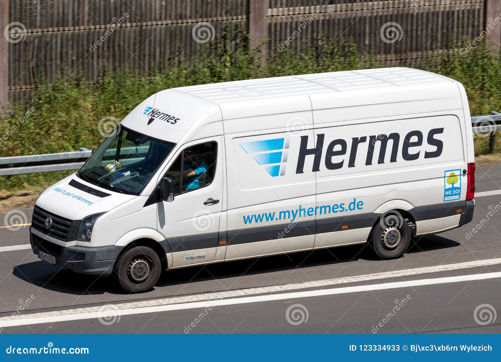 hermes delivery vans