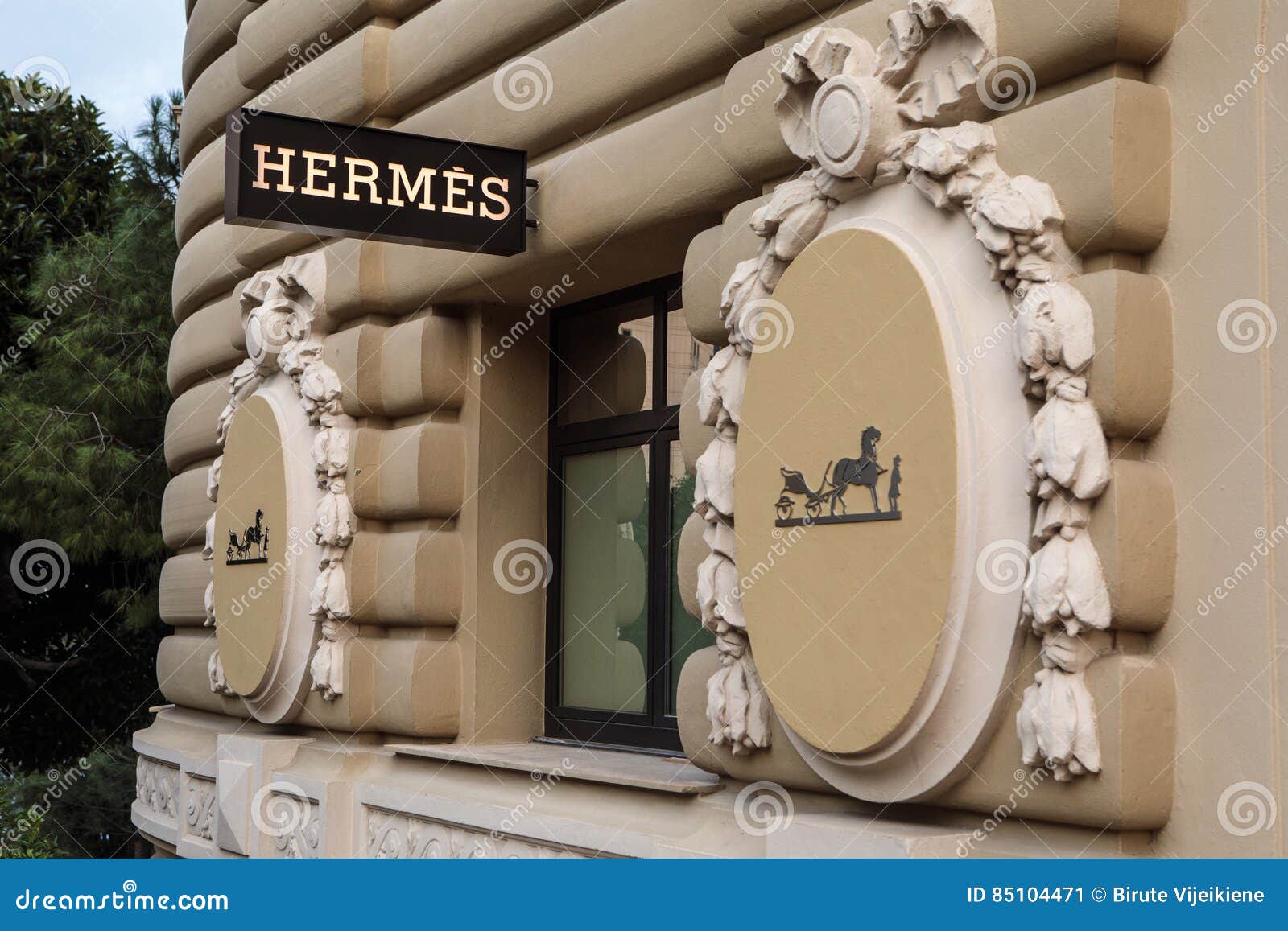 Hermes Shop In Monte Carlo, Monaco 