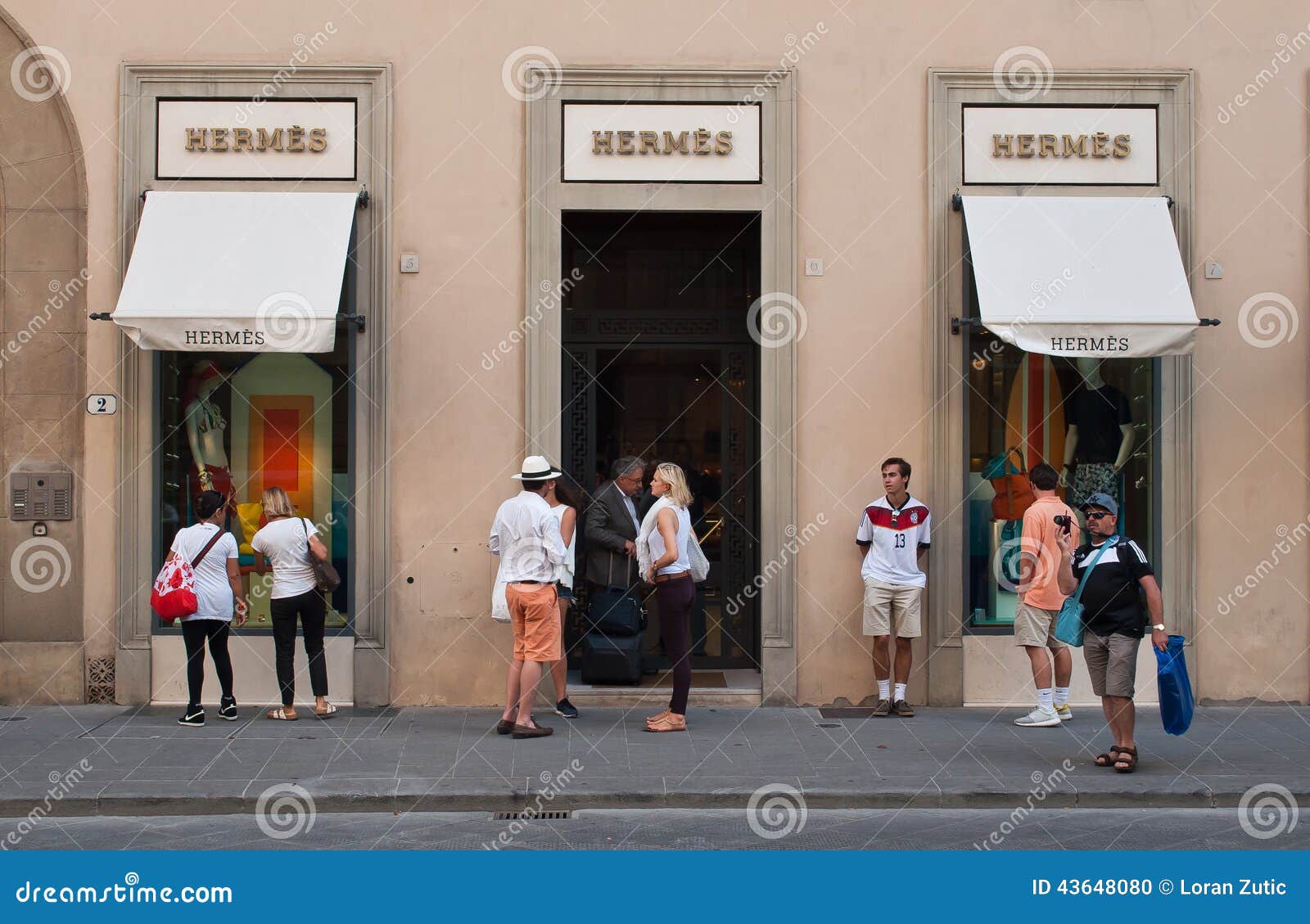 Hermes Store In Florence Editorial Image - Image: 43648080