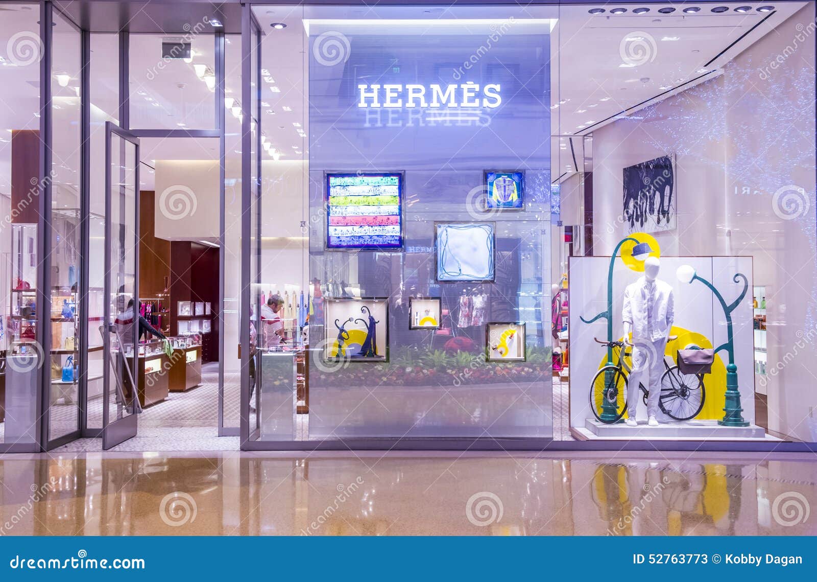 Hermes store editorial stock photo. Image of shop, money - 52763773