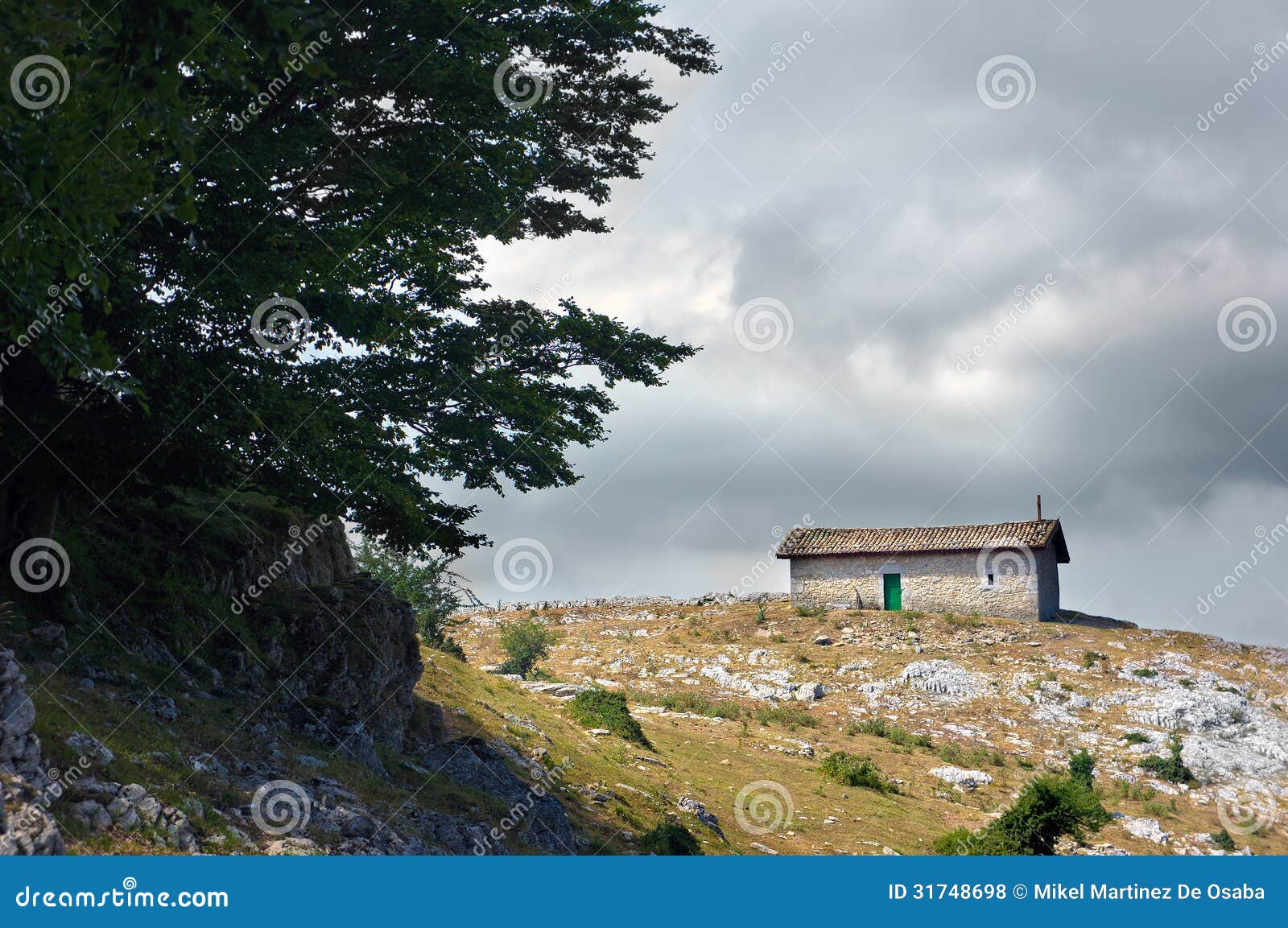 hermitage of san adrian, in urbasa