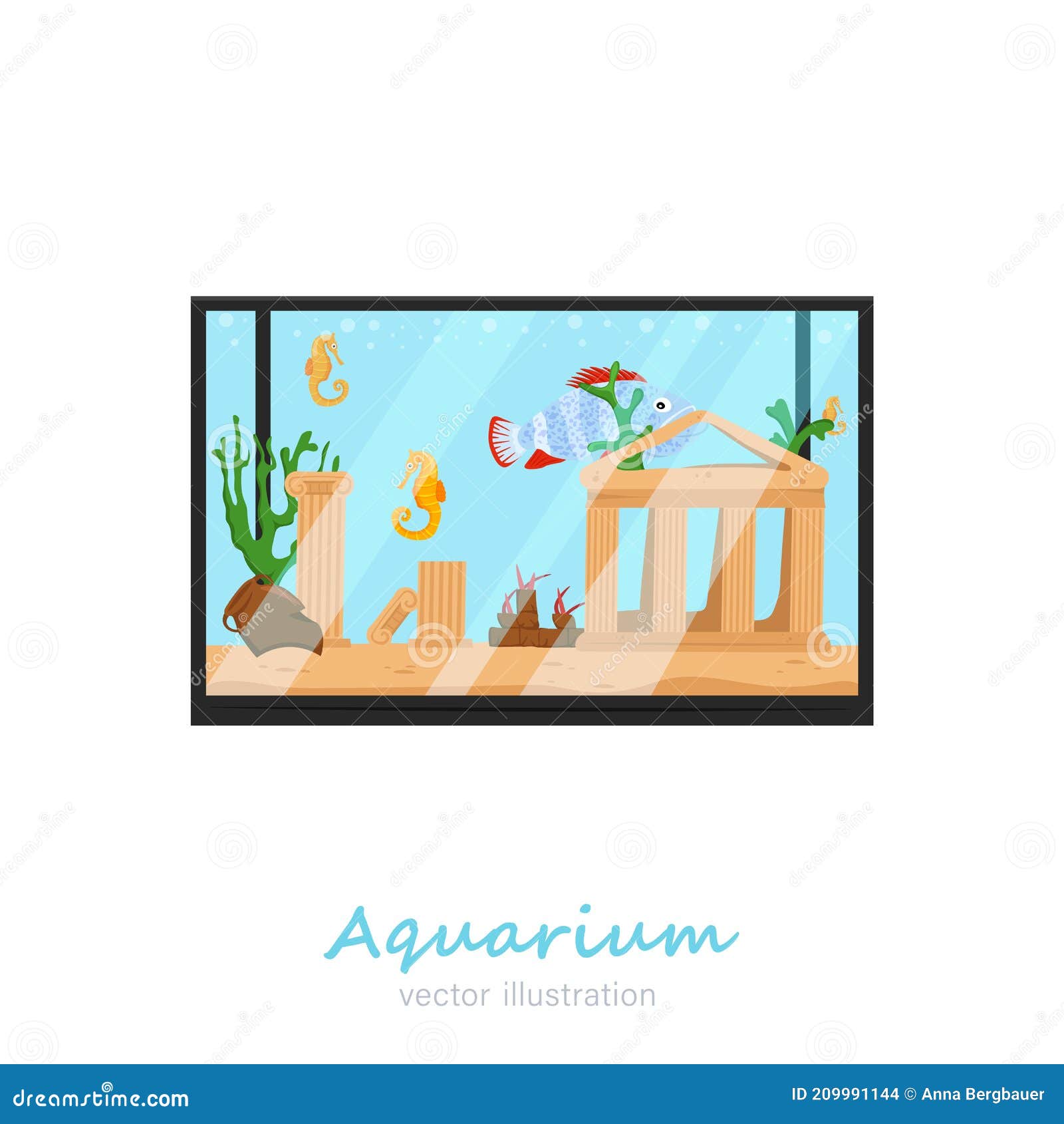 Hermosa Imagen Rectangular De Tanque De Peces Ilustración del Vector - Ilustración de claro, decorativo: 209991144 Hermosa Imagen Rectangular De Tanque De Peces Ilustración del Vector - Ilustración de claro, decorativo: 209991144