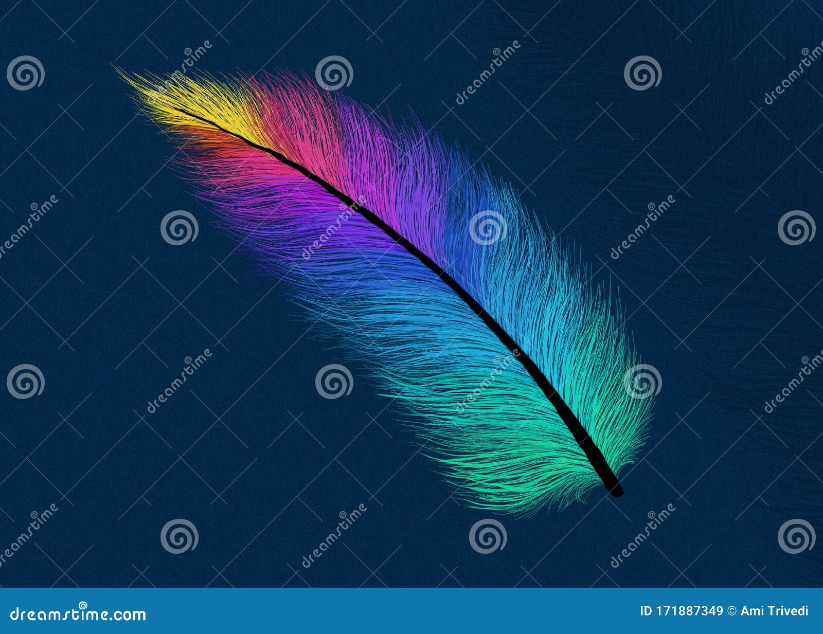Pluma de plumas azules fotografías e imágenes de alta resolución