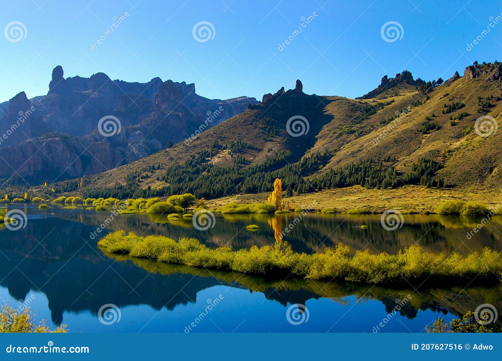 hermoso river - neuquen