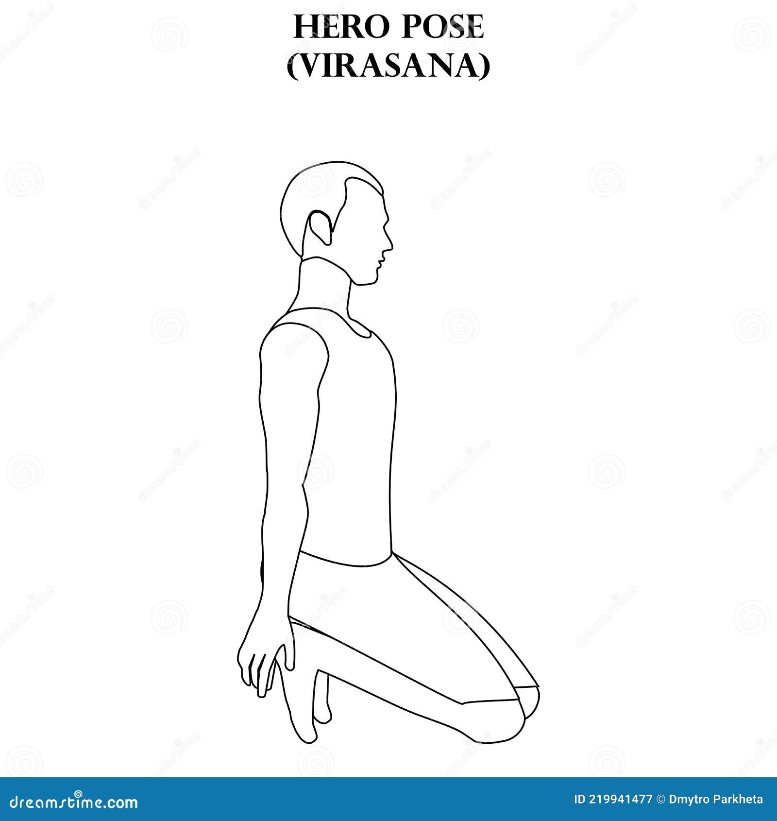 Vajrasana – Thunderbolt Pose & Virasana – Hero Pose – The difference  between the 2 Asanas. | Yoga Awakening Africa
