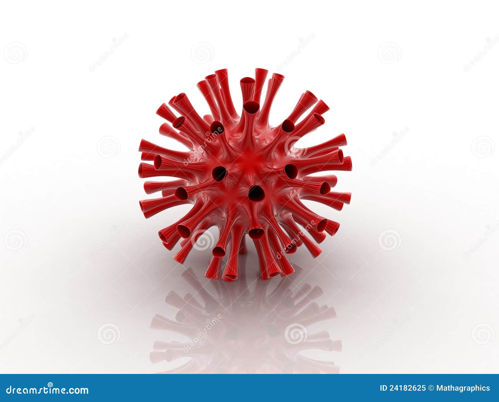 Herpes Virus Structure Cartoon Vector 27182865